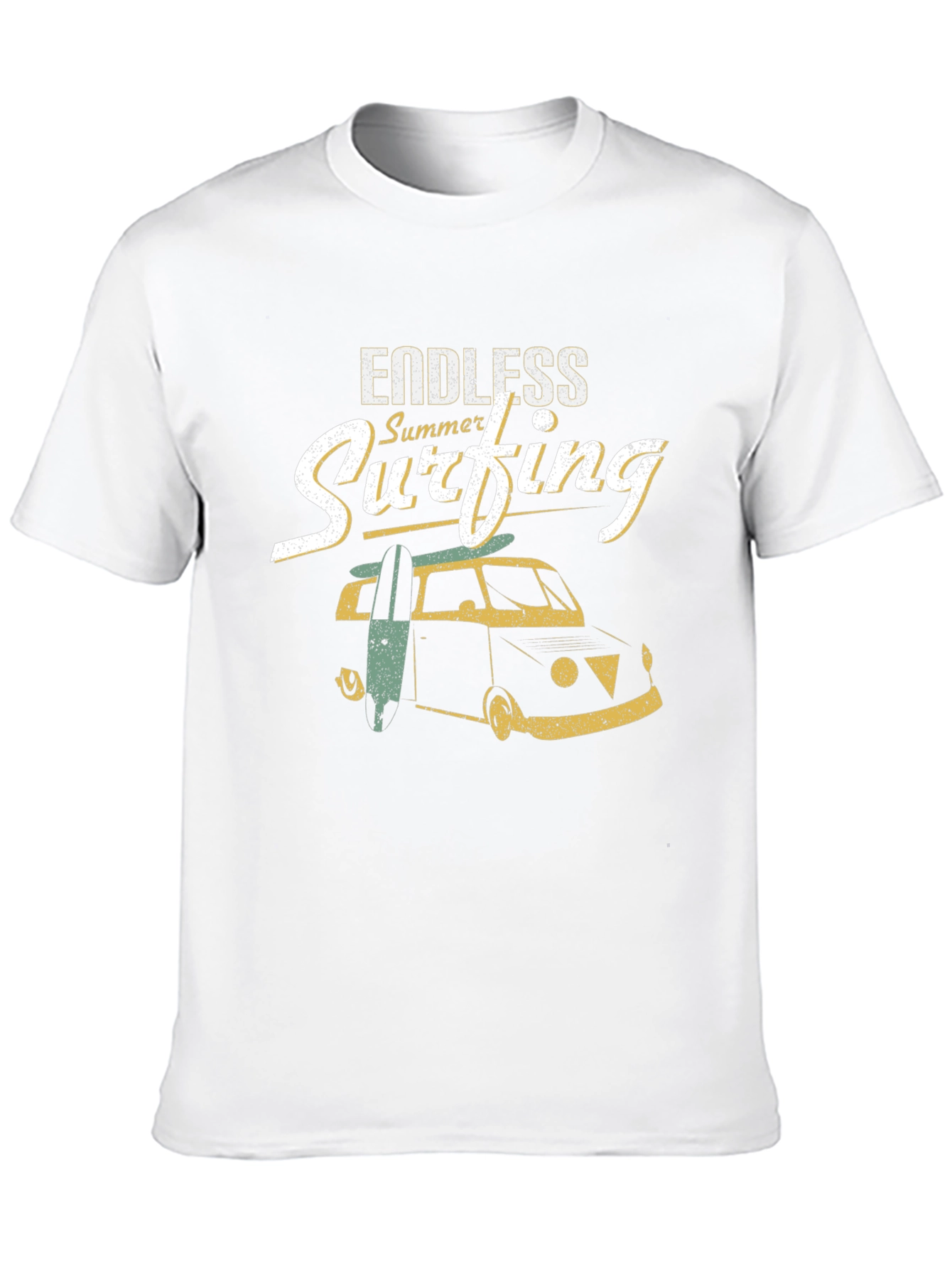 Endless Summer Surfing Black T-Shirt