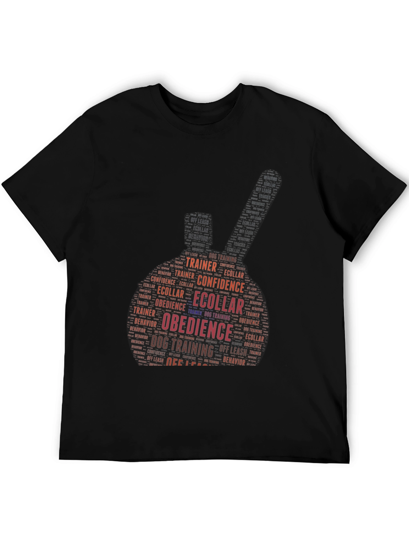 Dog Training Word Art T-Shirt