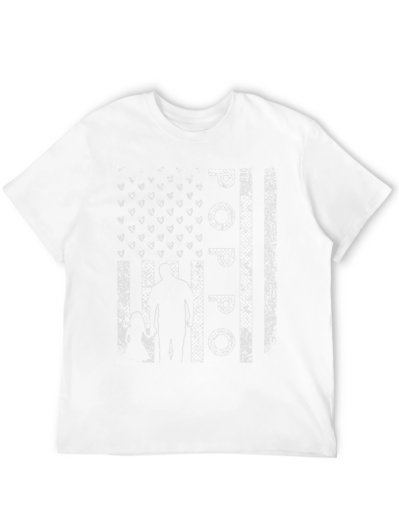 Distressed Poppo Flag Graphic Tee