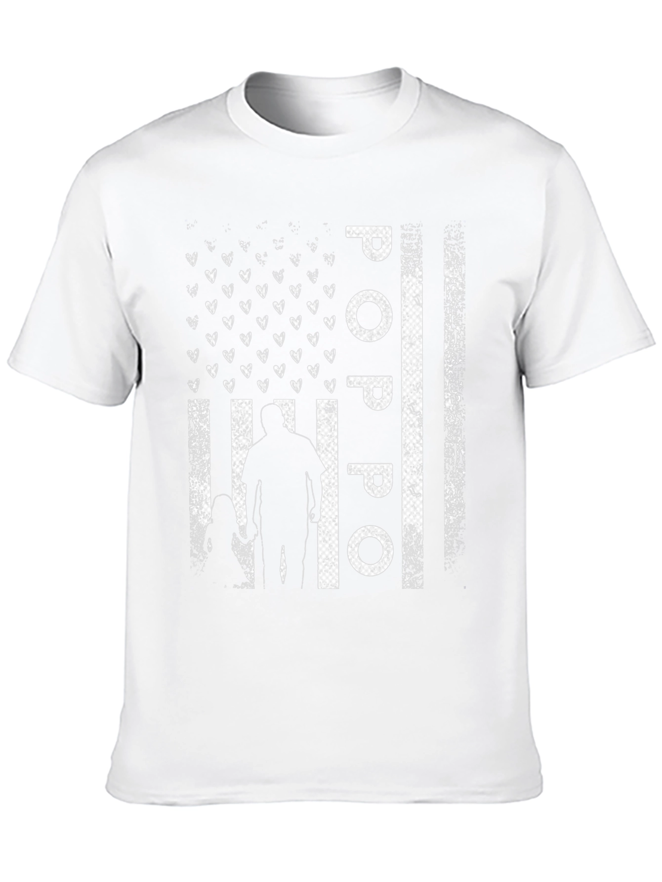 Distressed Poppo Flag Graphic Tee