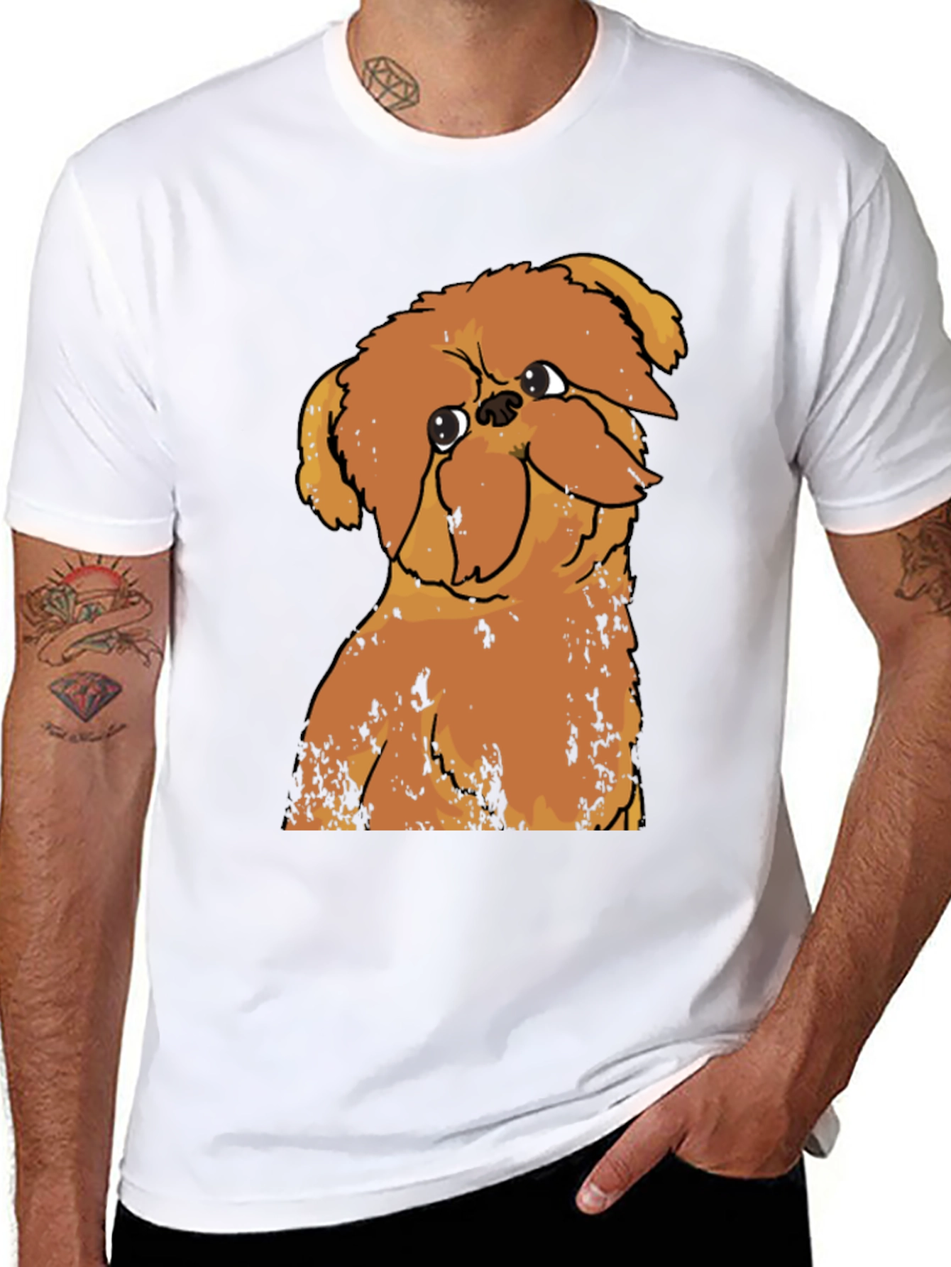 Dog Graphic Tee - Unique Novelty Shirt