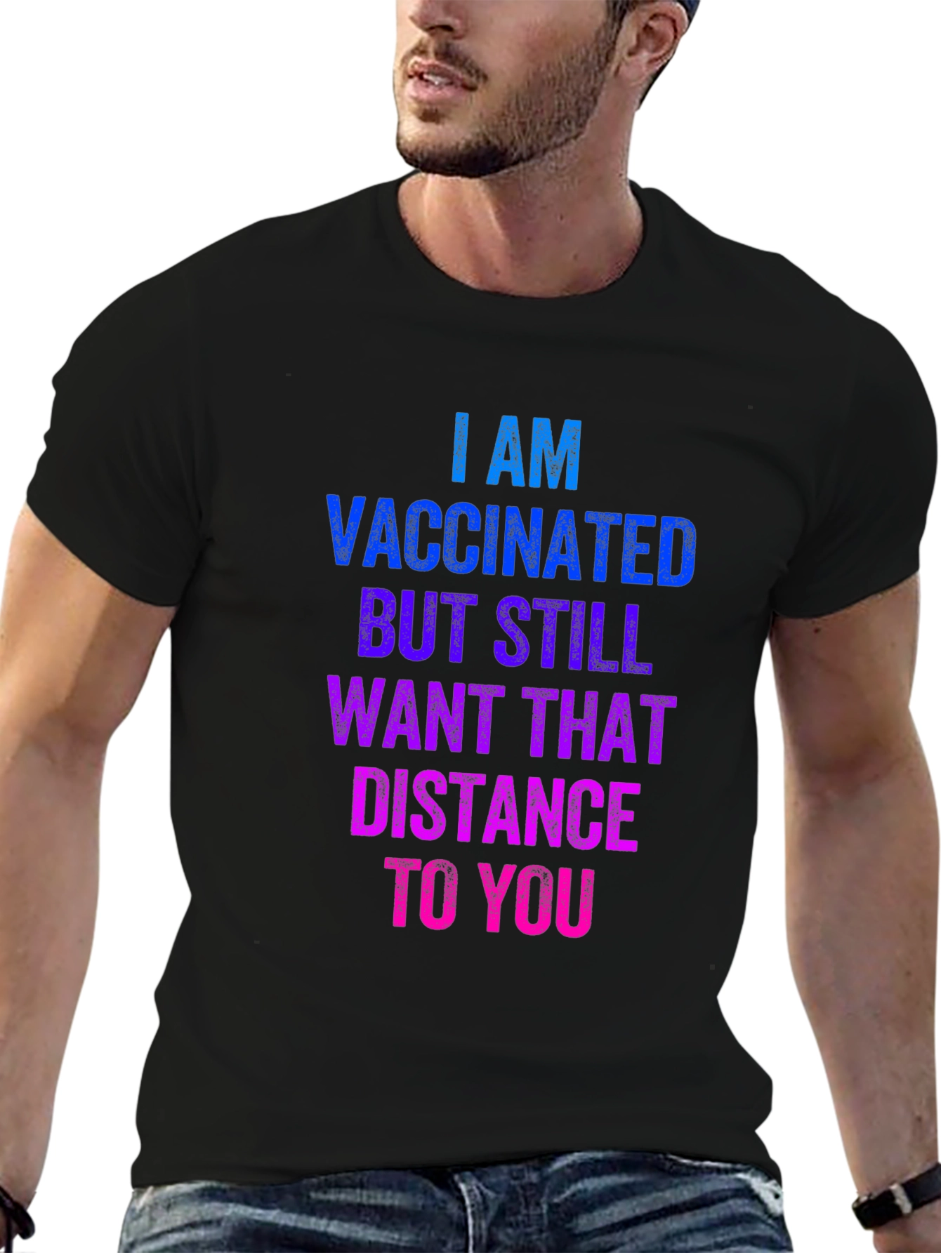 Vaccinated Social Distance T-Shirt