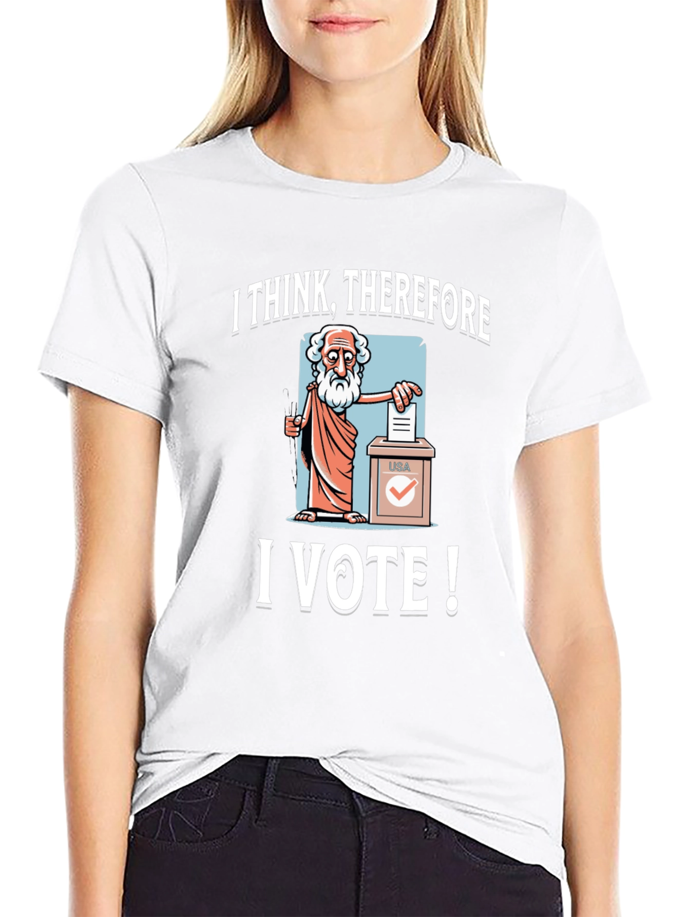 I Think Therefore I Vote! Unisex T-Shirt