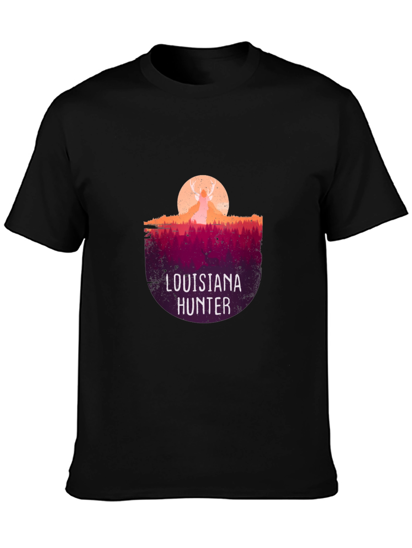 Louisiana Hunter Graphic Tee - Black