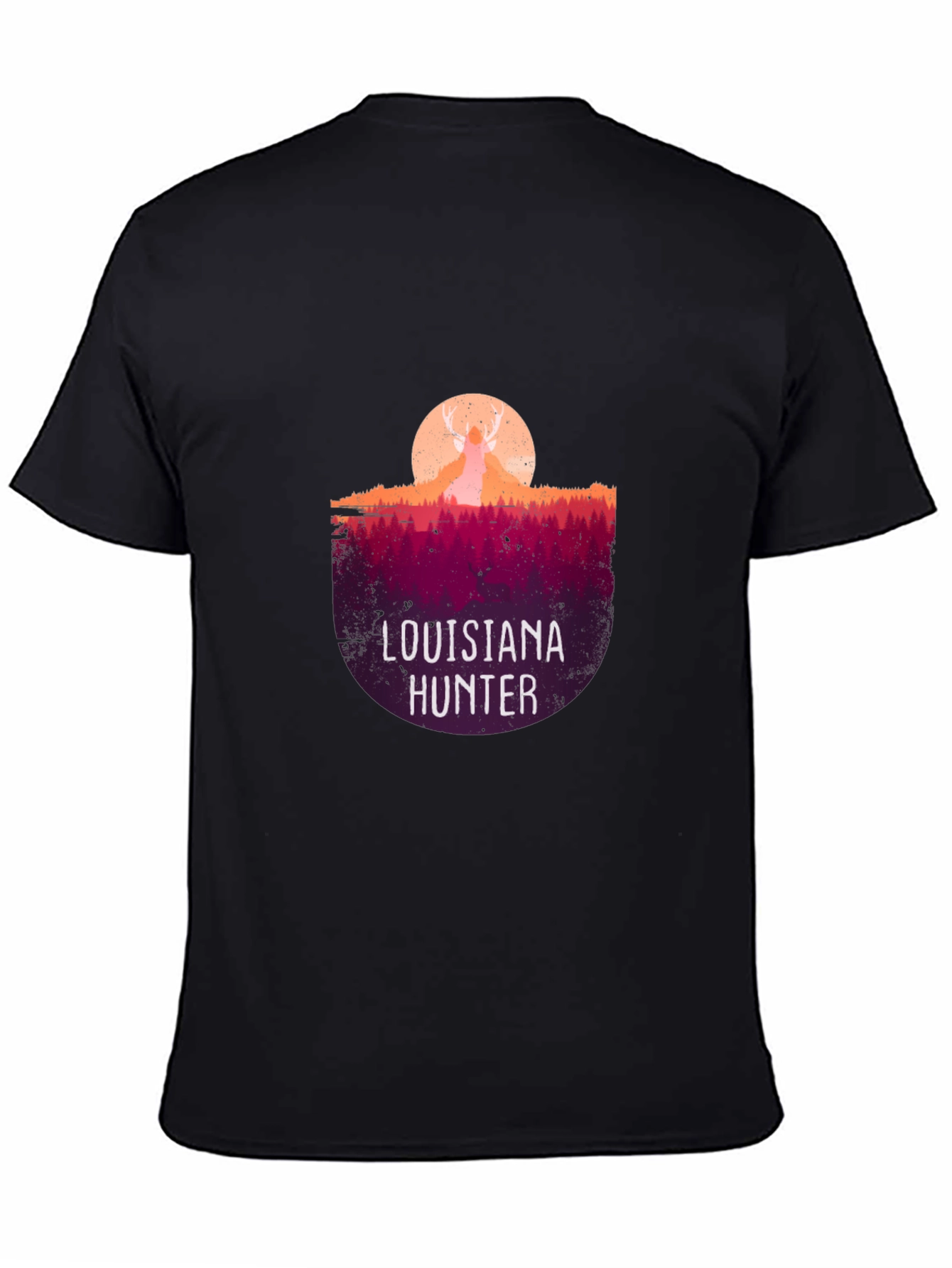 Louisiana Hunter Graphic Tee - Black