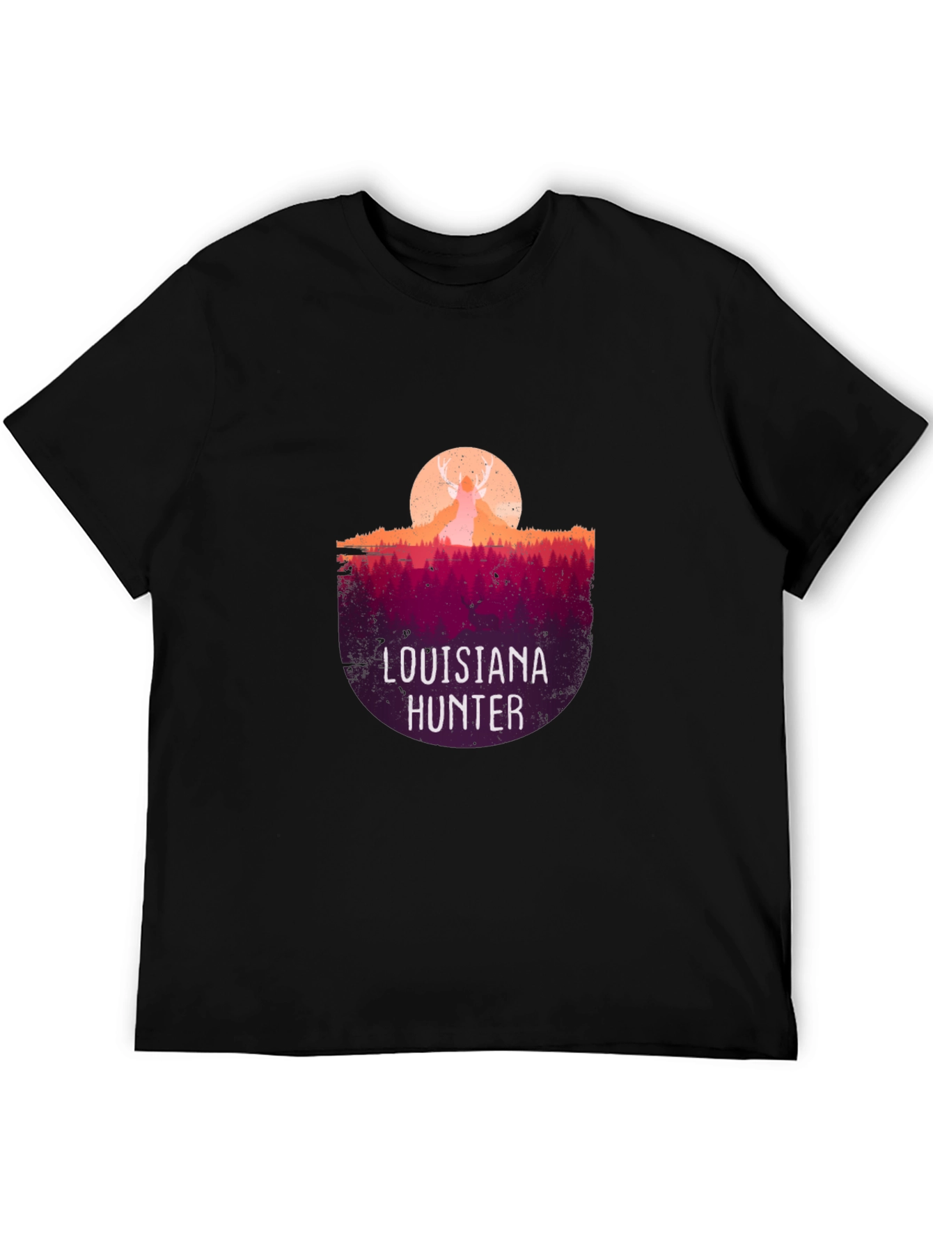 Louisiana Hunter Graphic Tee - Black