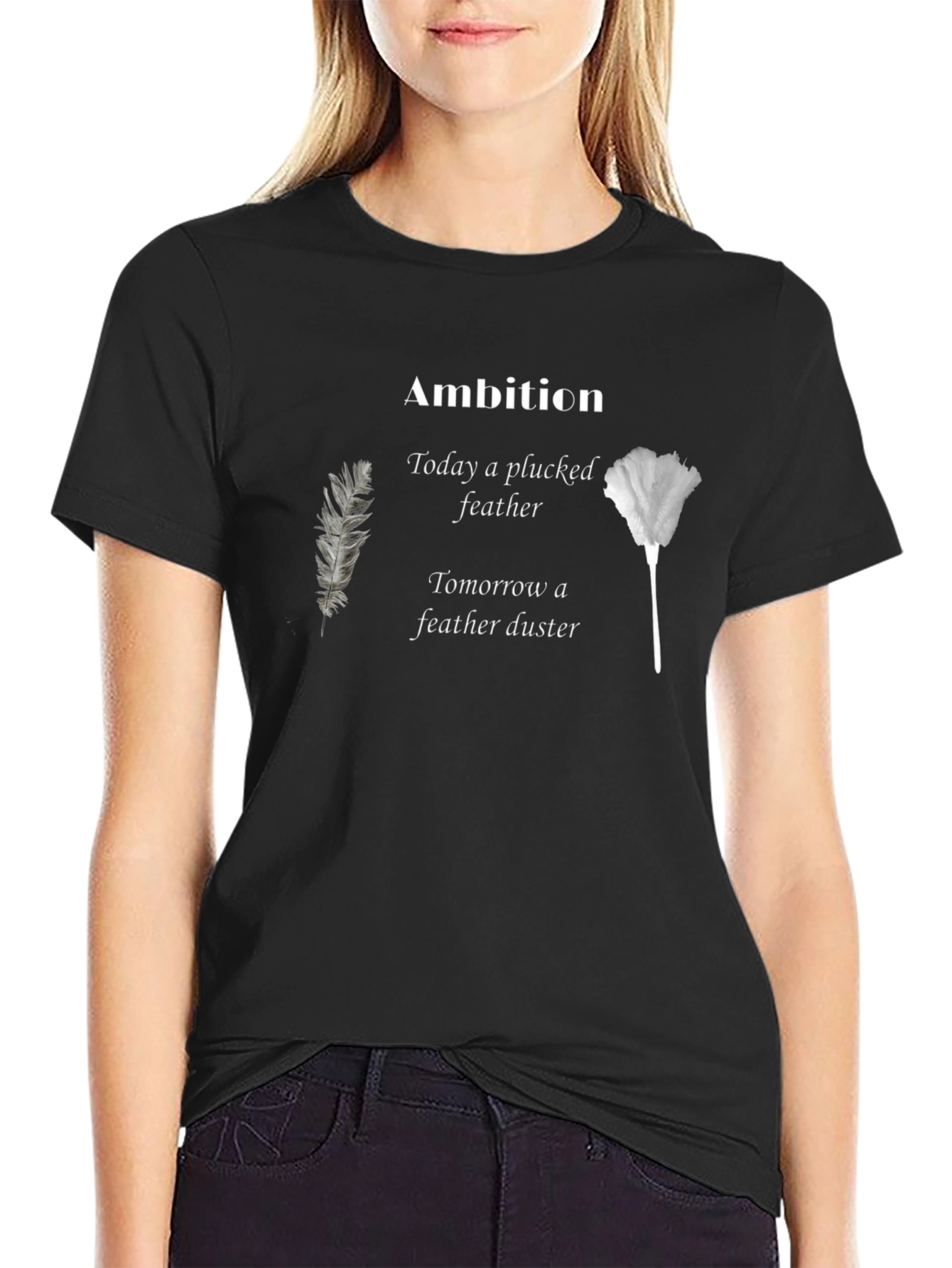 Ambition Feather Duster Graphic Tee