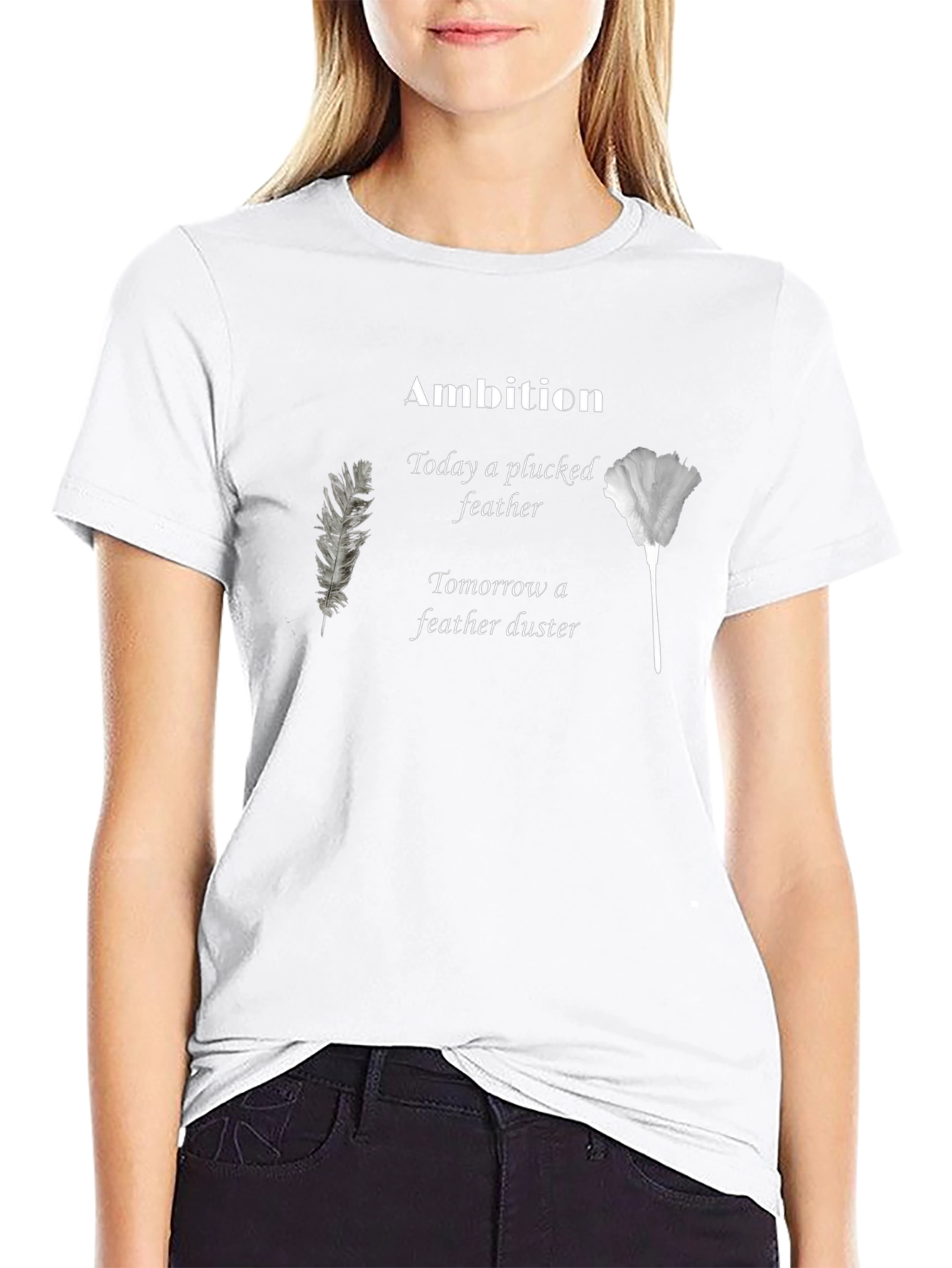 Ambition Feather Duster Graphic Tee