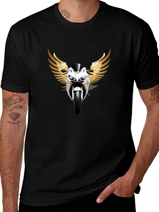 Motorcycle Wings Graphic Tee
