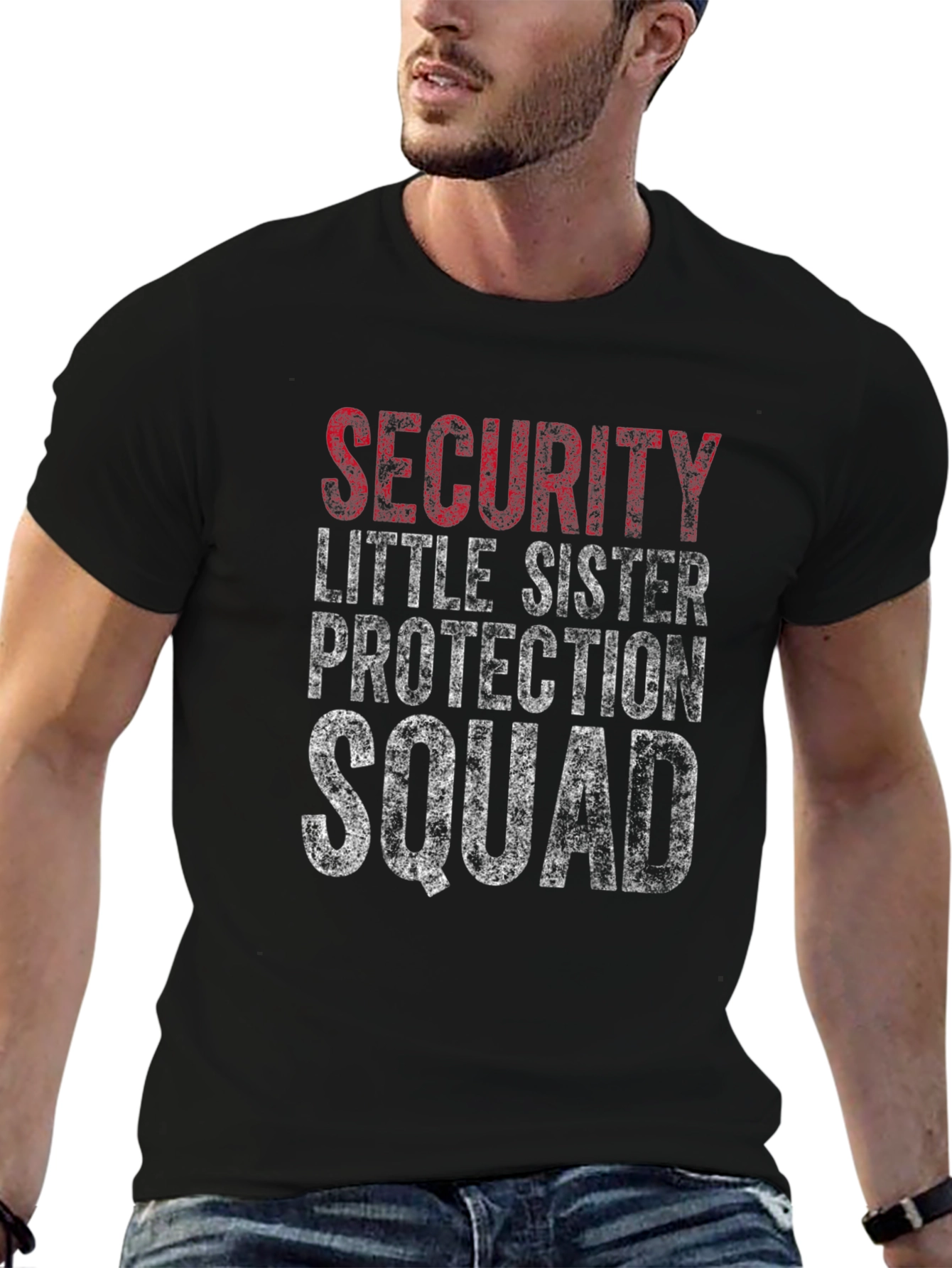 Security Little Sister Protection Squad Tee