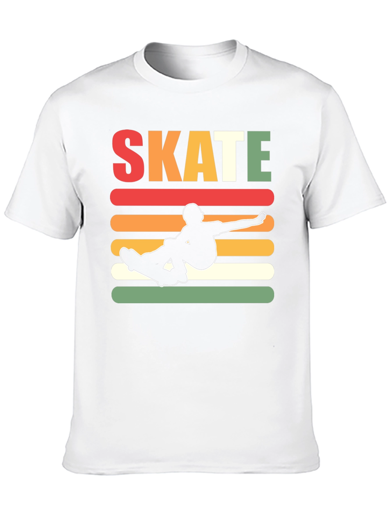 Retro Skate T-Shirt - Black Cotton Tee