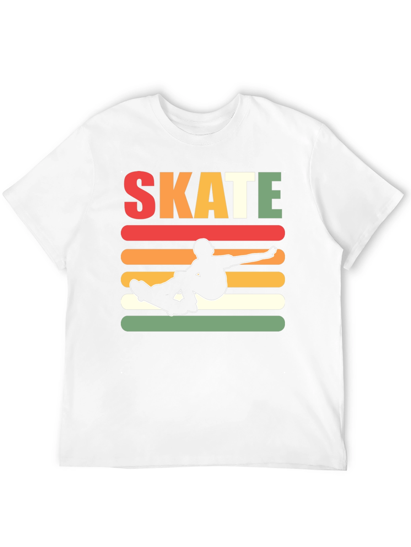 Retro Skate T-Shirt - Black Cotton Tee