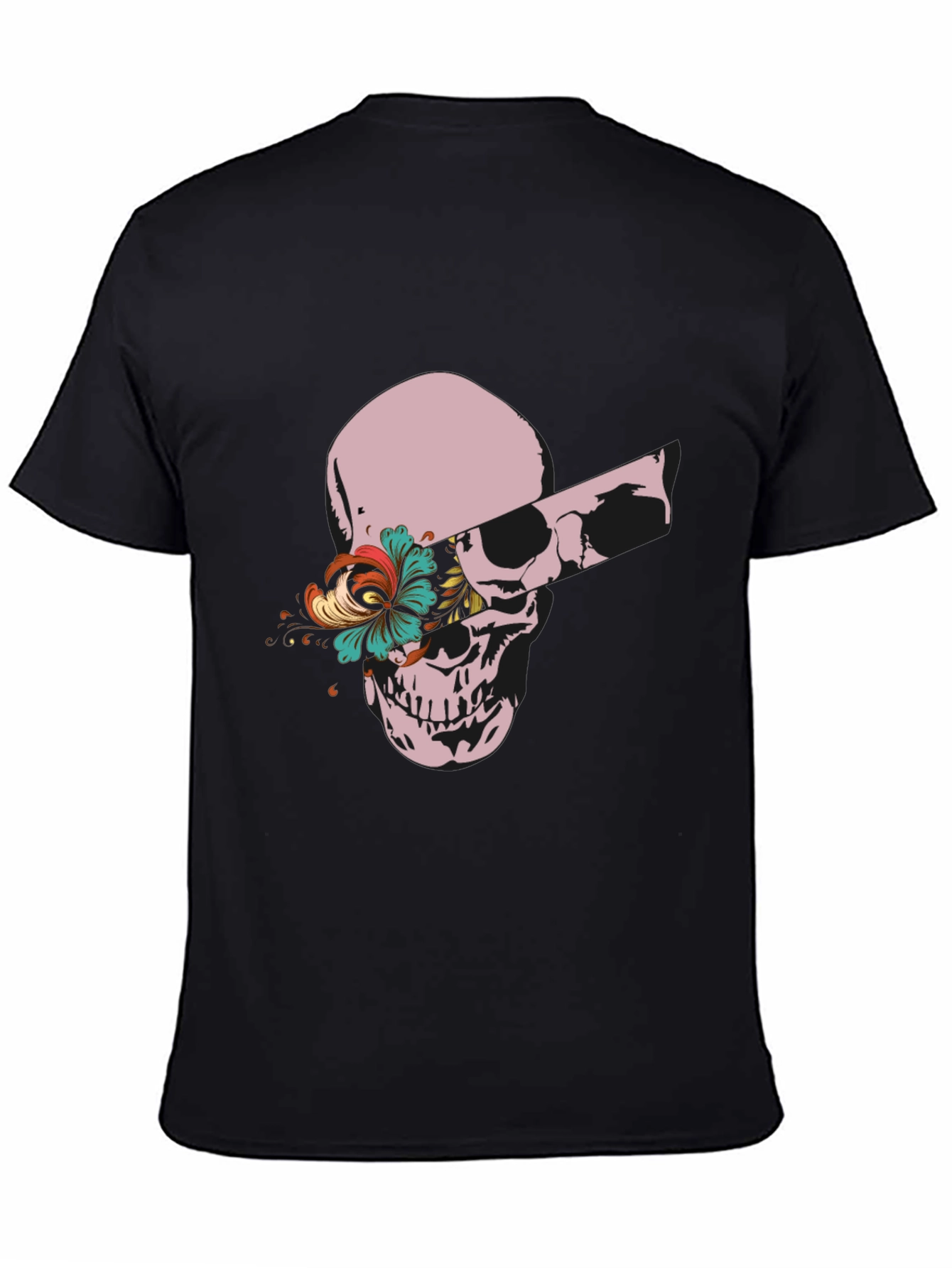 Skull & Flower Graphic Tee