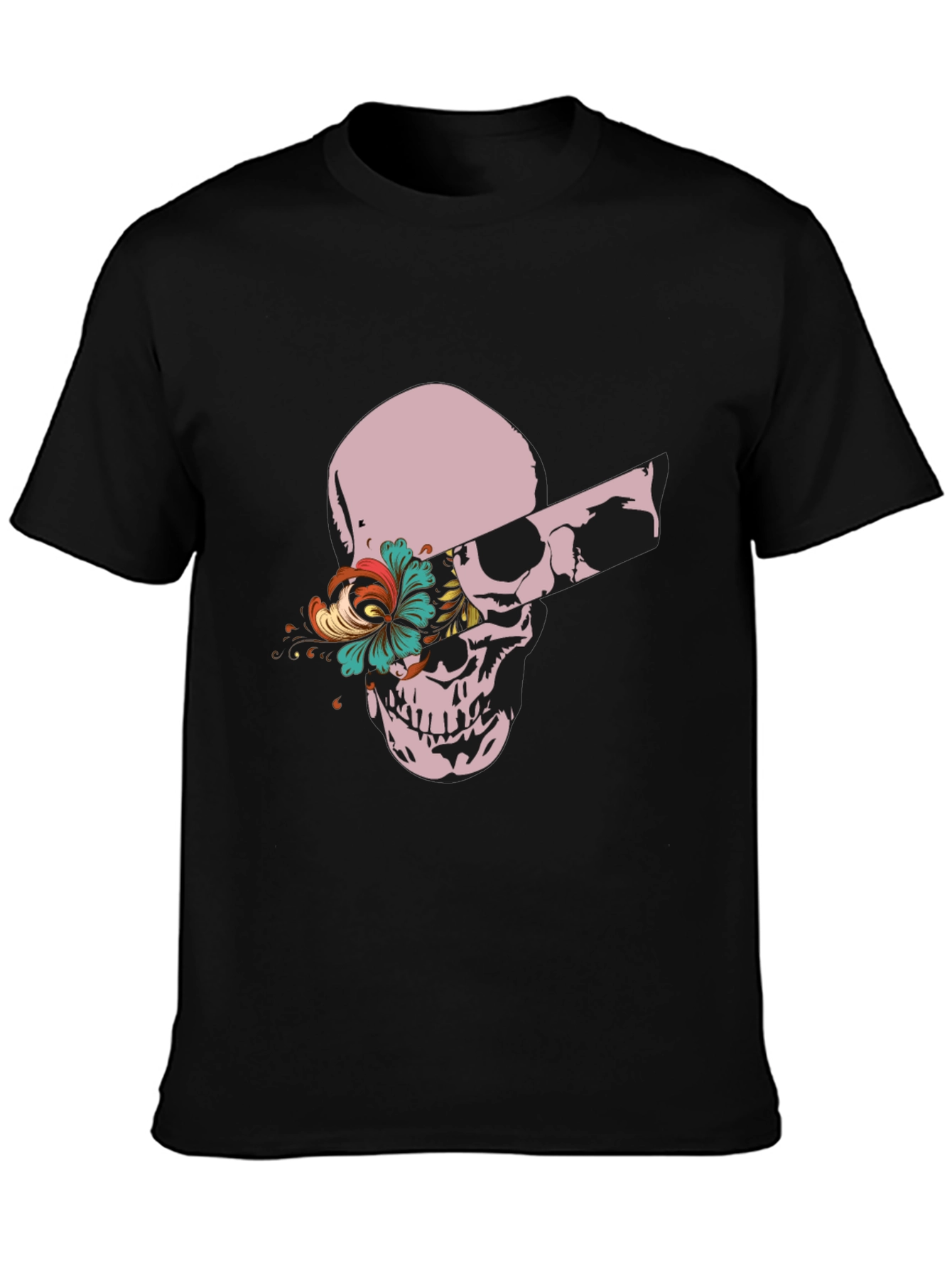 Skull & Flower Graphic Tee