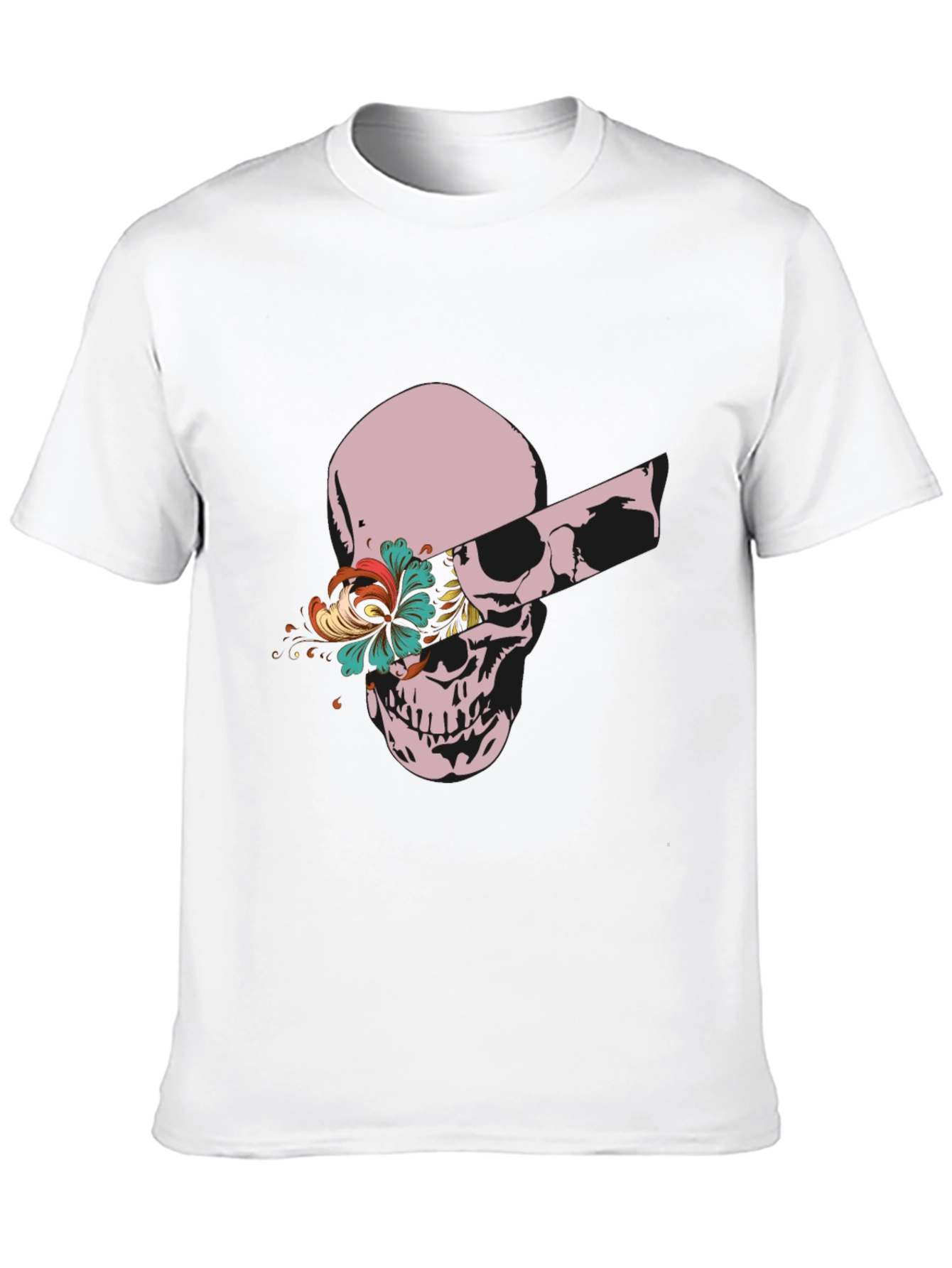 Skull & Flower Graphic Tee