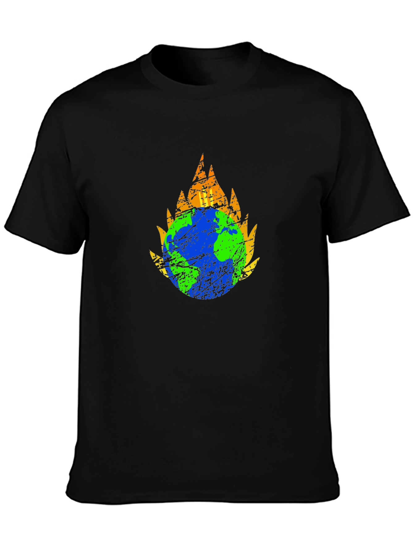 Burning Earth Graphic T-Shirt