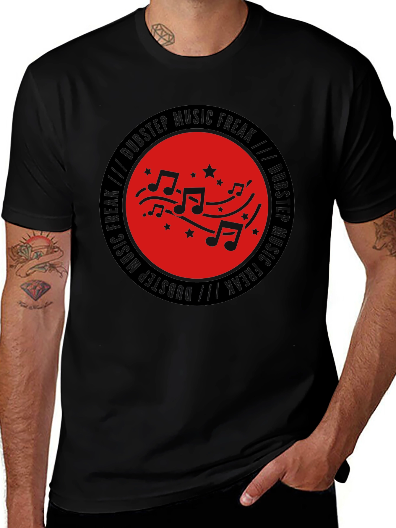 Dubstep Music Freak Graphic Tee - Stylish Musician Shirt