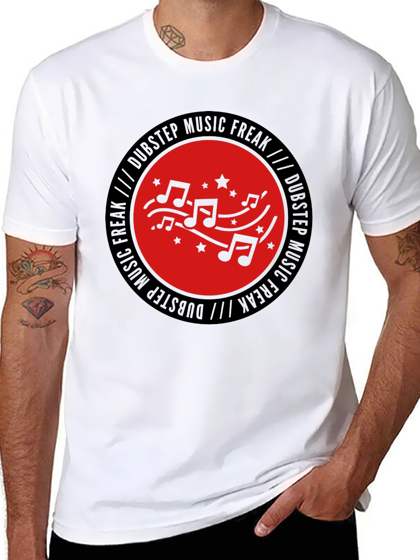 Dubstep Music Freak Graphic Tee - Stylish Musician Shirt