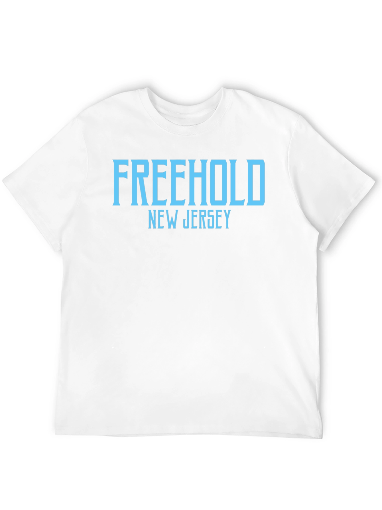 Freehold New Jersey T-Shirt - Black Cotton Tee