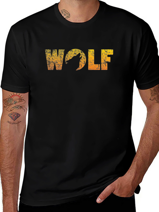 Wolf Graphic Black T-Shirt