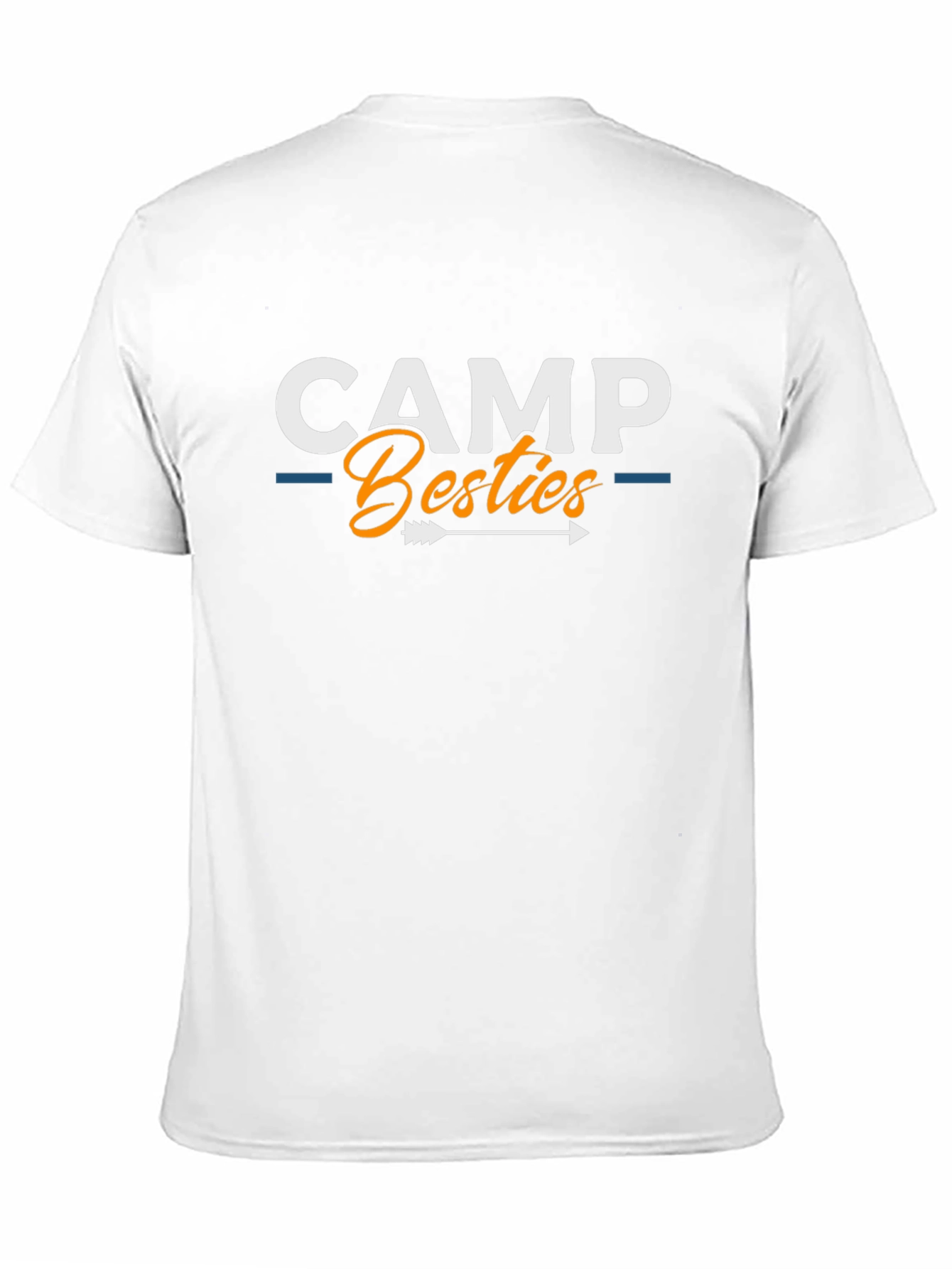Camp Besties Graphic Tee - Black Cotton Blend Shirt