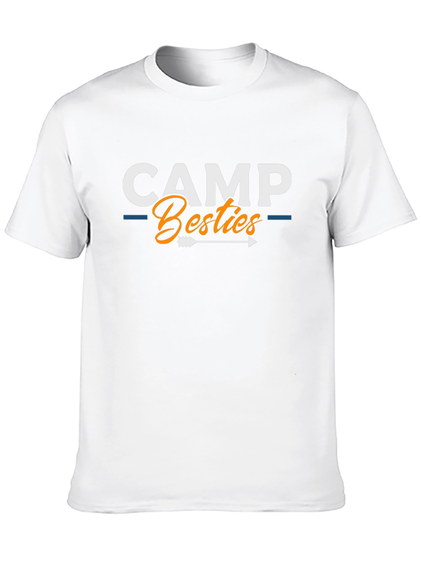 Camp Besties Graphic Tee - Black Cotton Blend Shirt