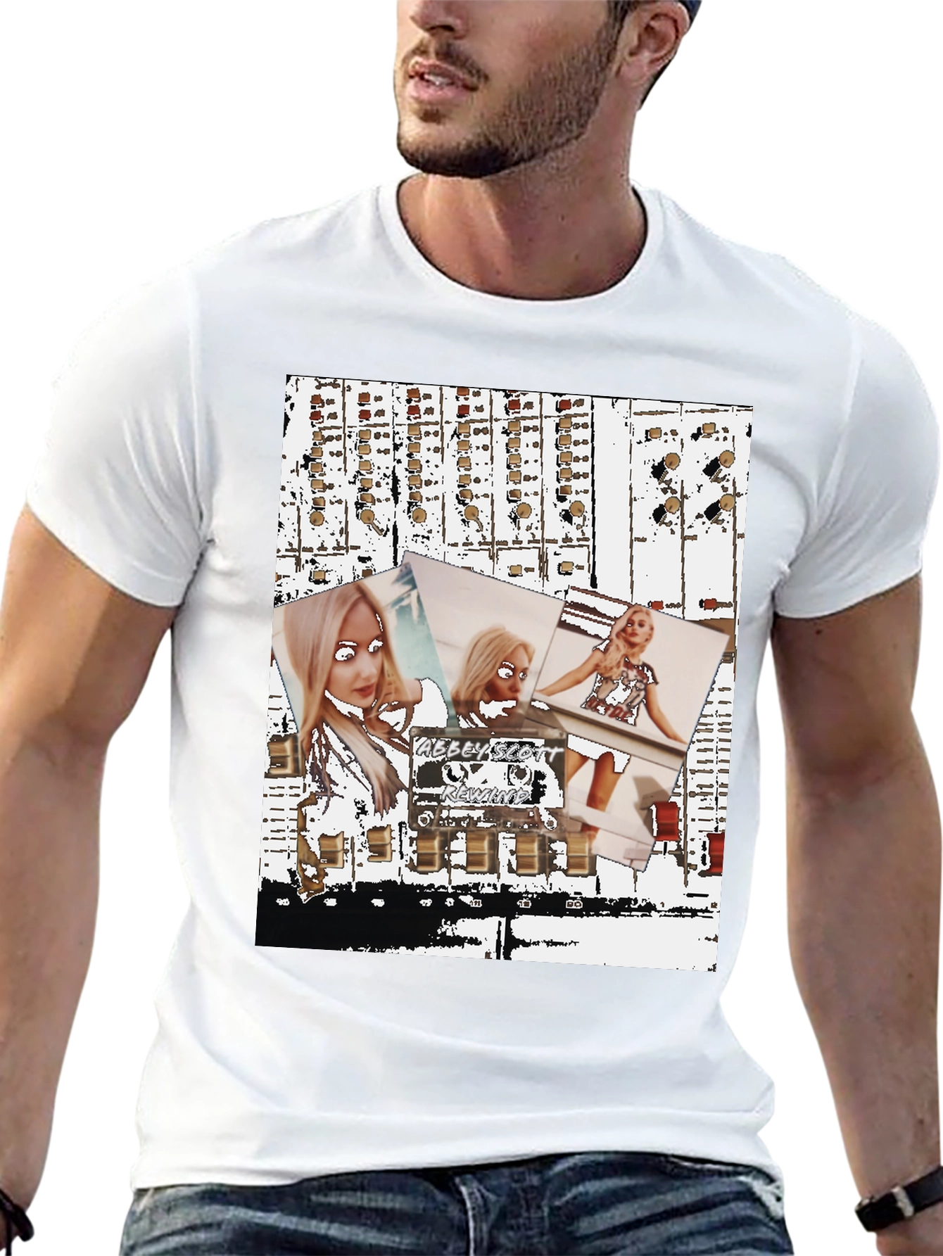 Abstract Abbey Scott Graphic Tee