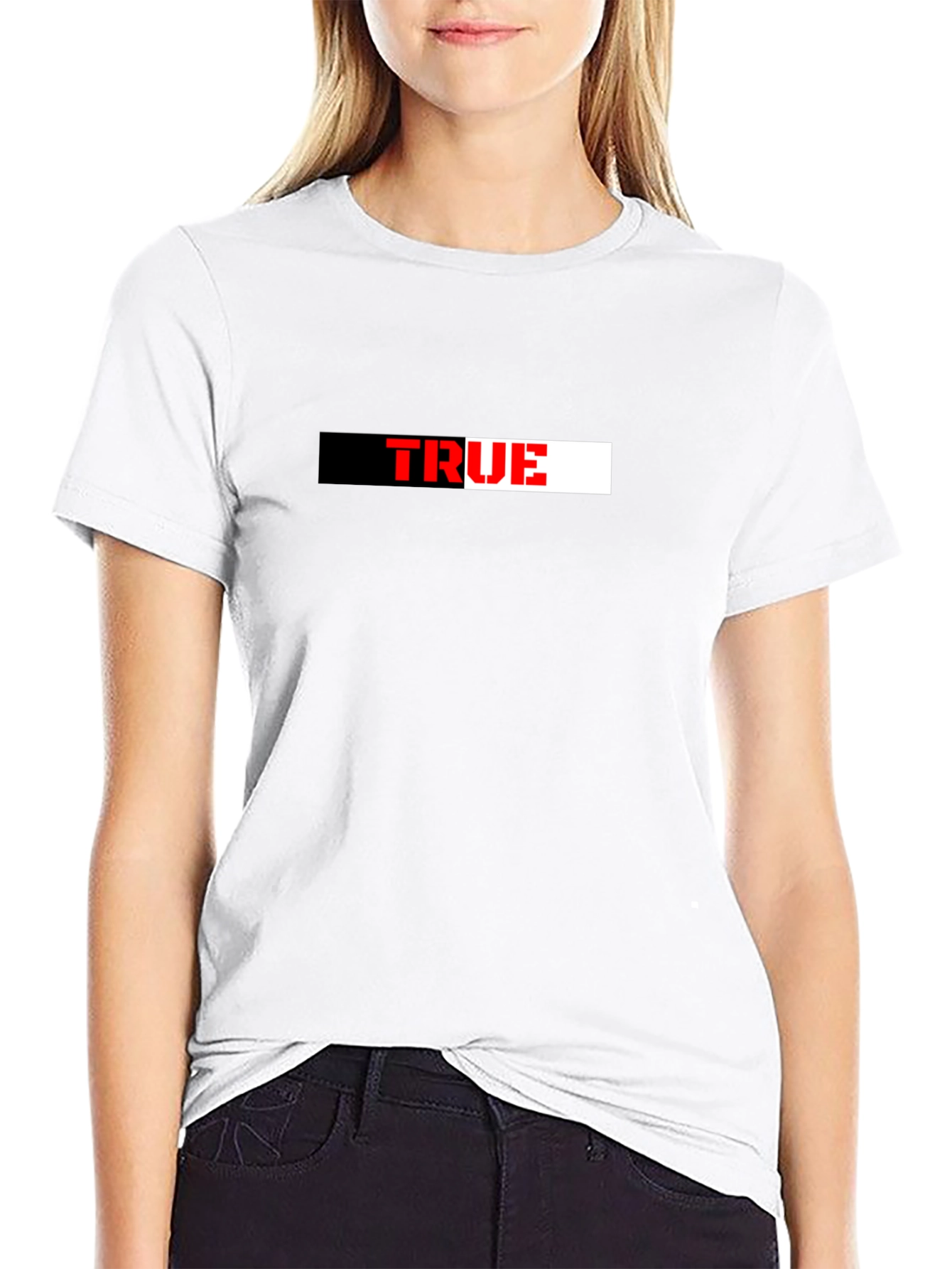 TRUE Graphic Tee - Black Short Sleeve T-Shirt