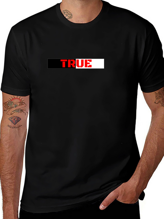TRUE Graphic Tee - Black Short Sleeve T-Shirt