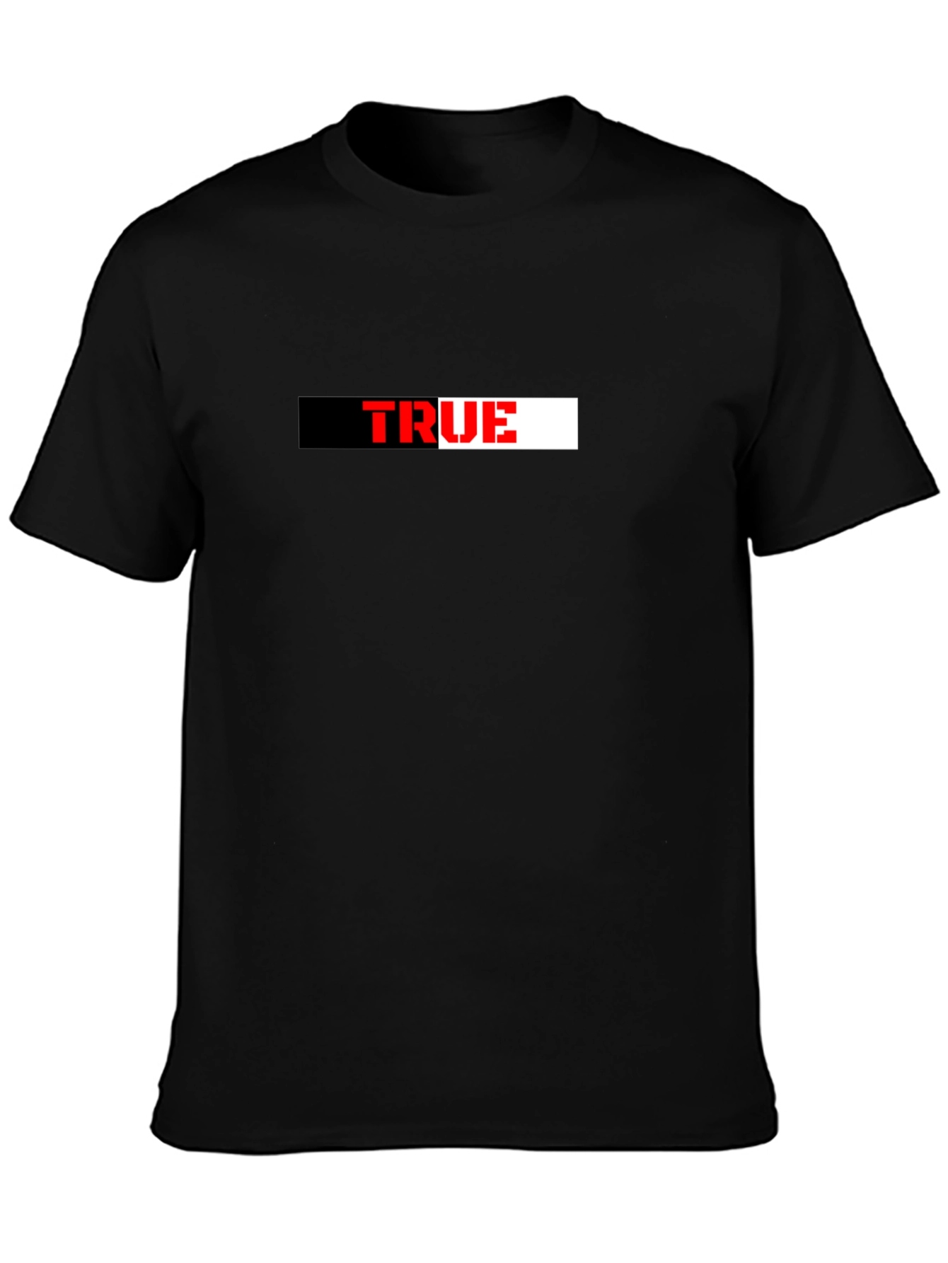TRUE Graphic Tee - Black Short Sleeve T-Shirt