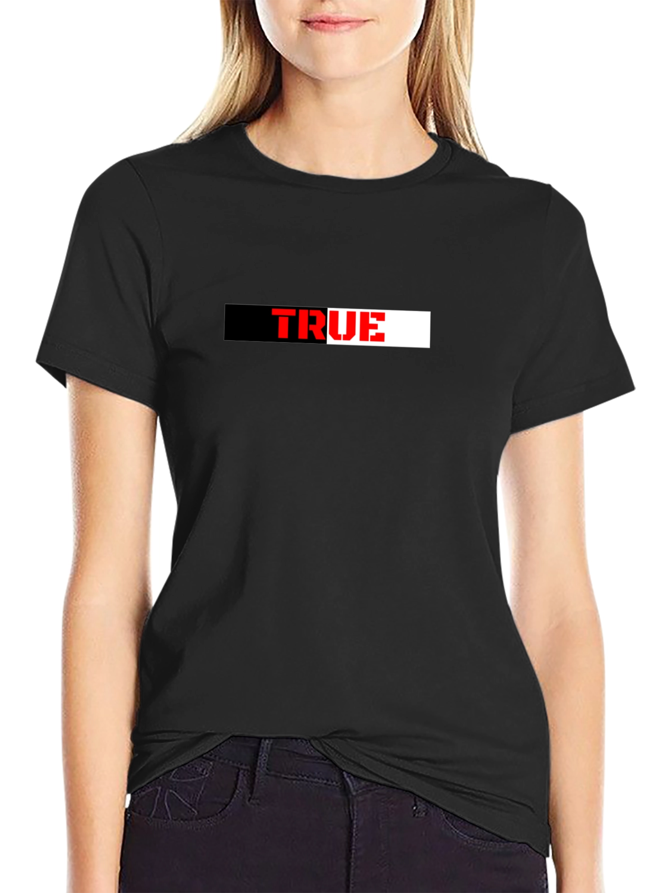 TRUE Graphic Tee - Black Short Sleeve T-Shirt