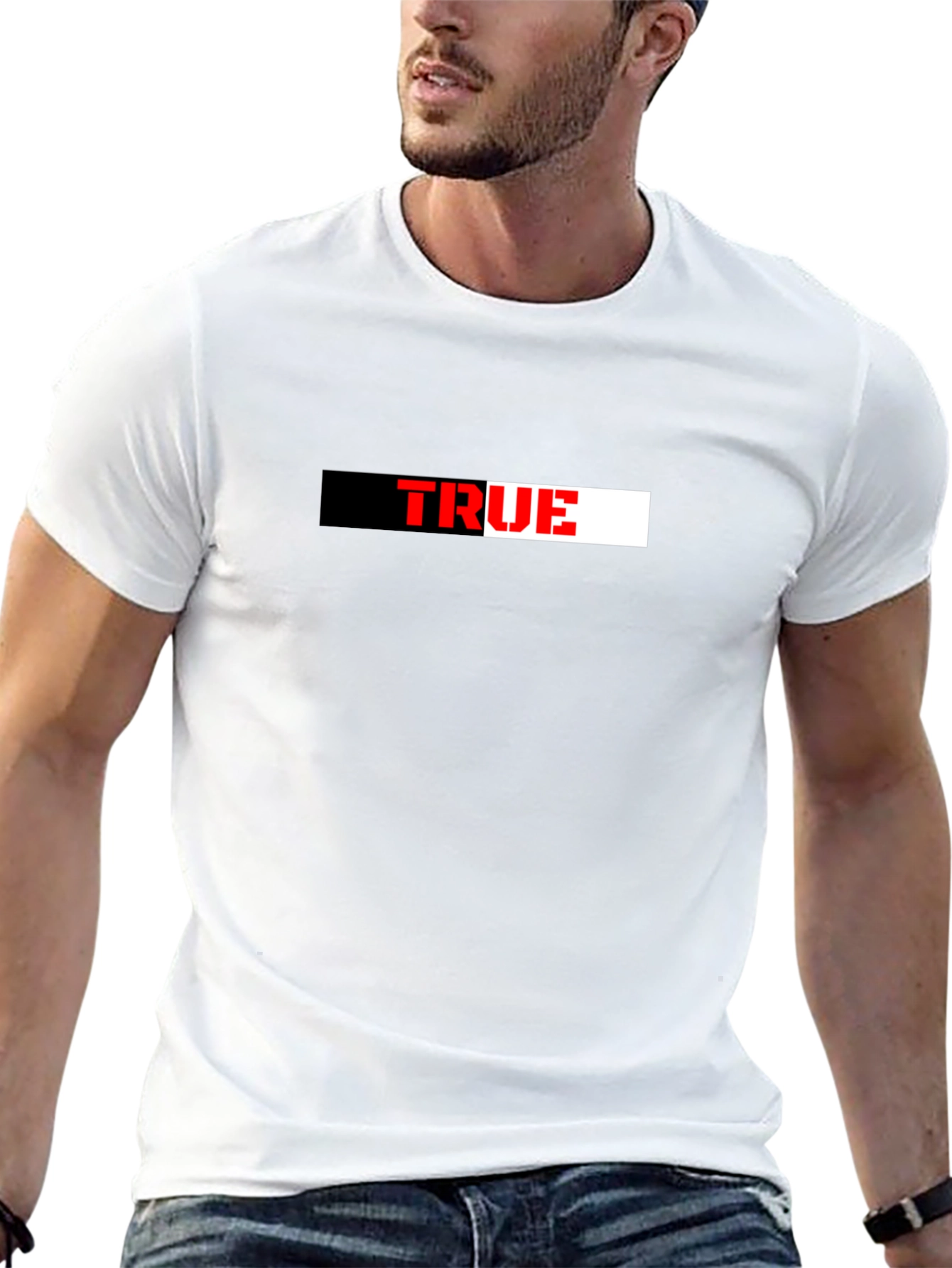 TRUE Graphic Tee - Black Short Sleeve T-Shirt