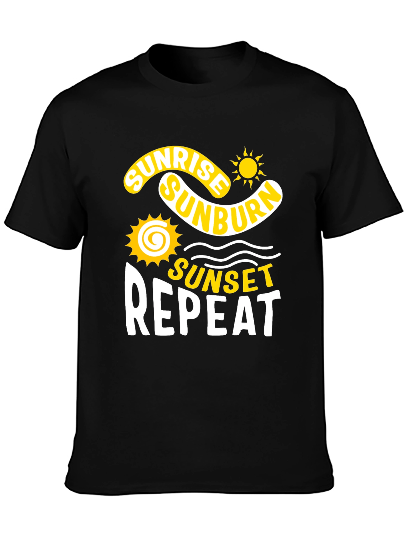 Sunrise Sunburn Sunset Repeat T-Shirt