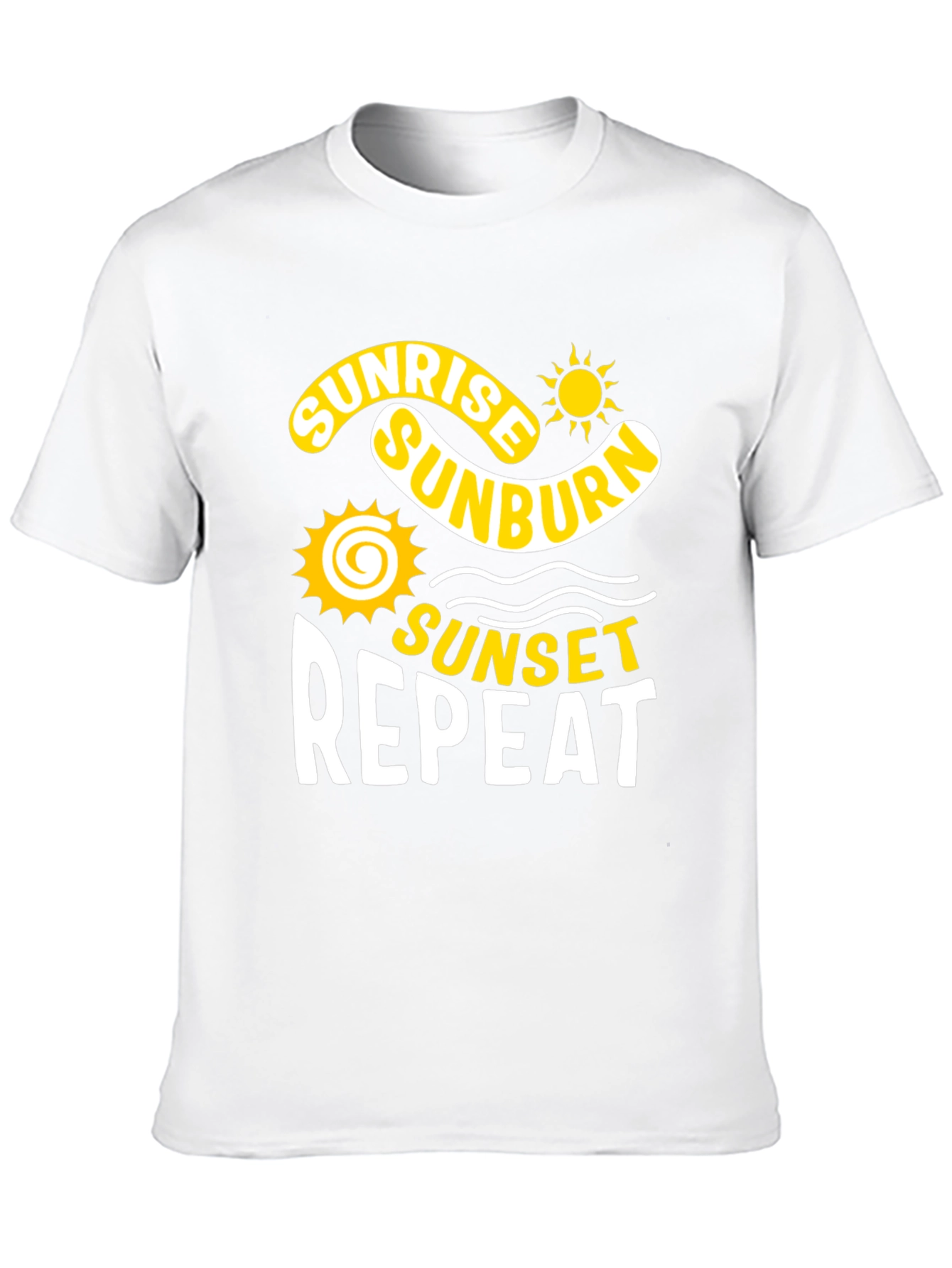 Sunrise Sunburn Sunset Repeat T-Shirt