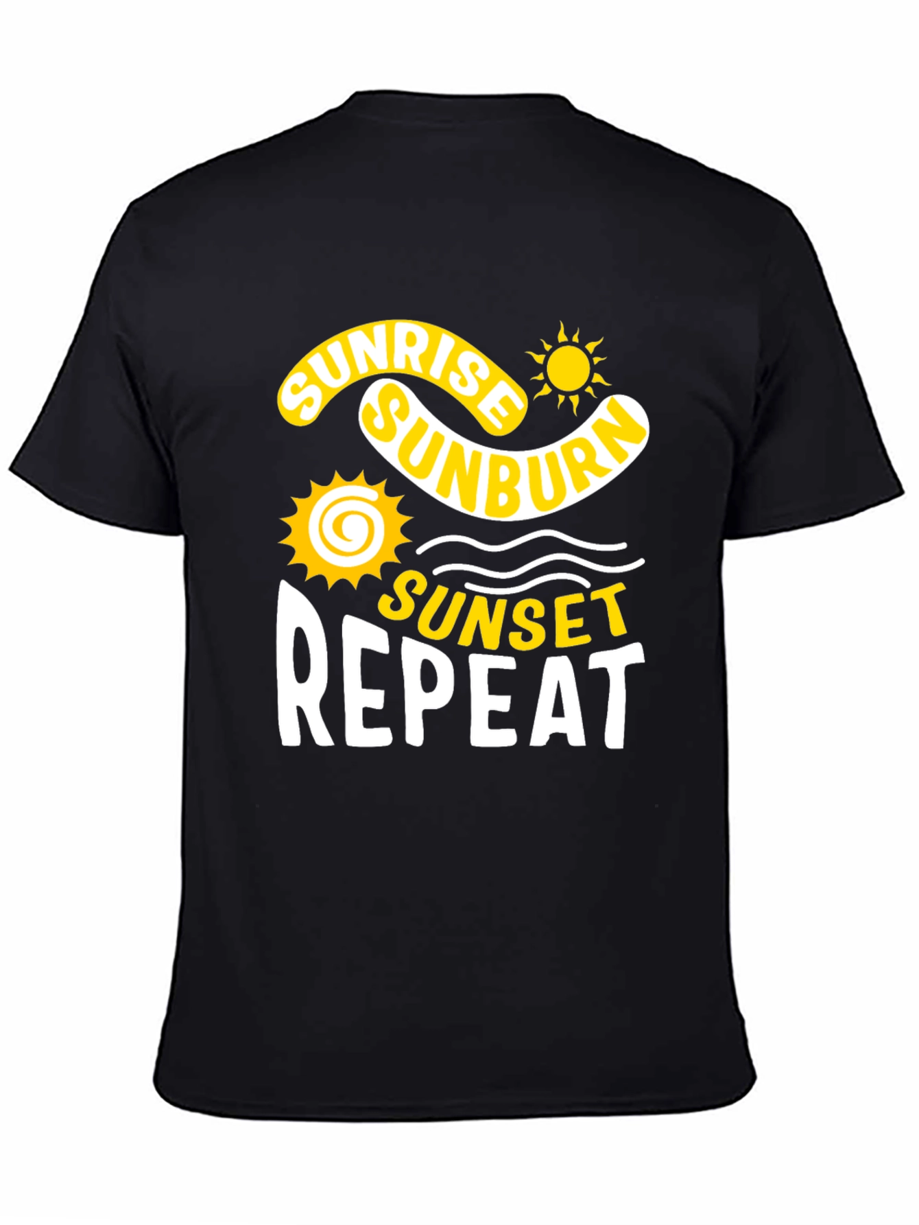 Sunrise Sunburn Sunset Repeat T-Shirt