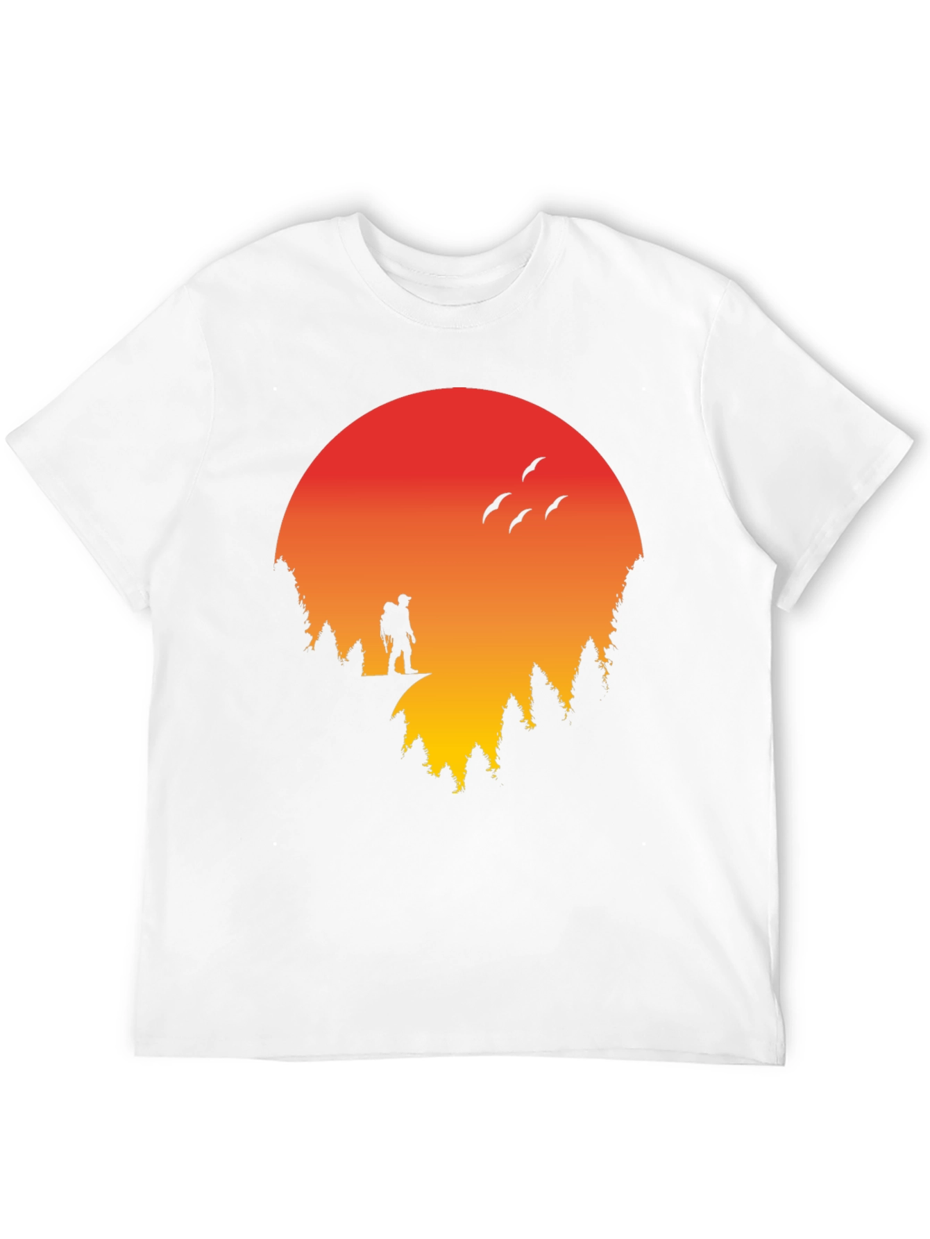 Sunset Hiker Graphic Tee - Adventure Ready