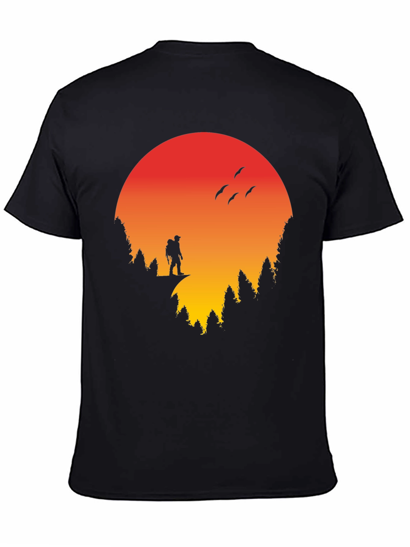 Sunset Hiker Graphic Tee - Adventure Ready