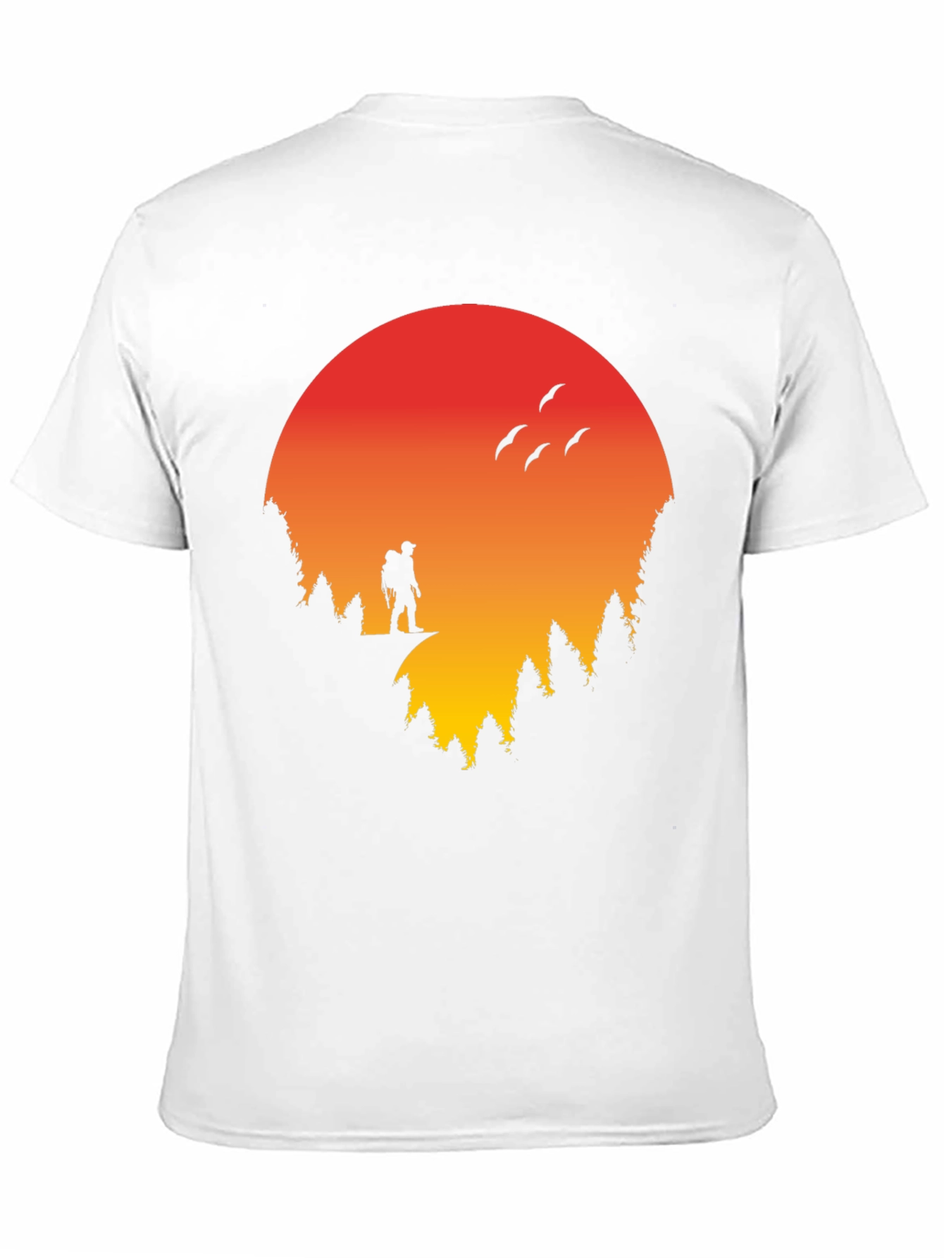 Sunset Hiker Graphic Tee - Adventure Ready