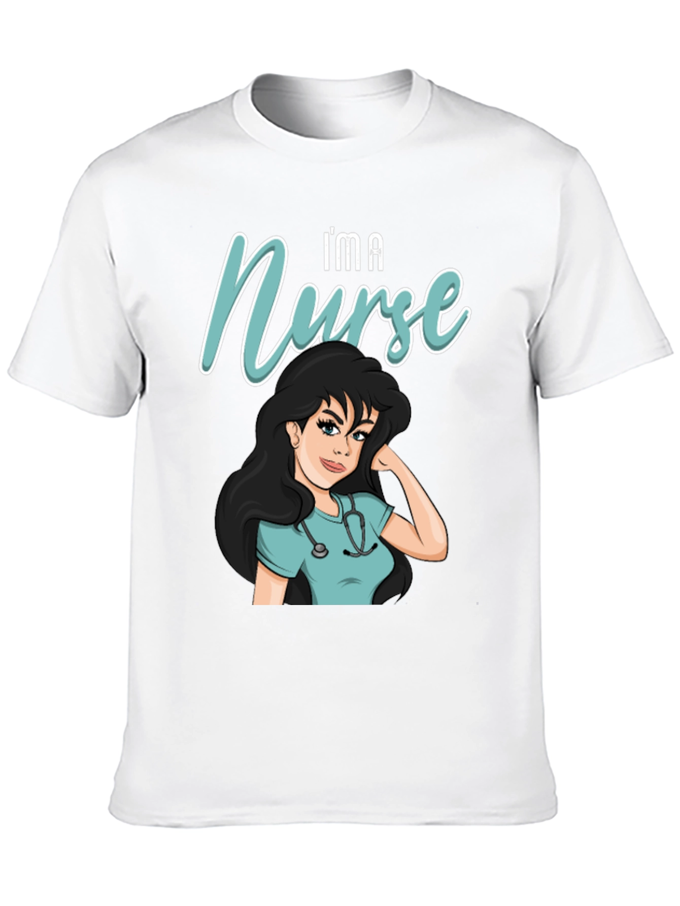 Im A Nurse Cartoon Graphic T-Shirt