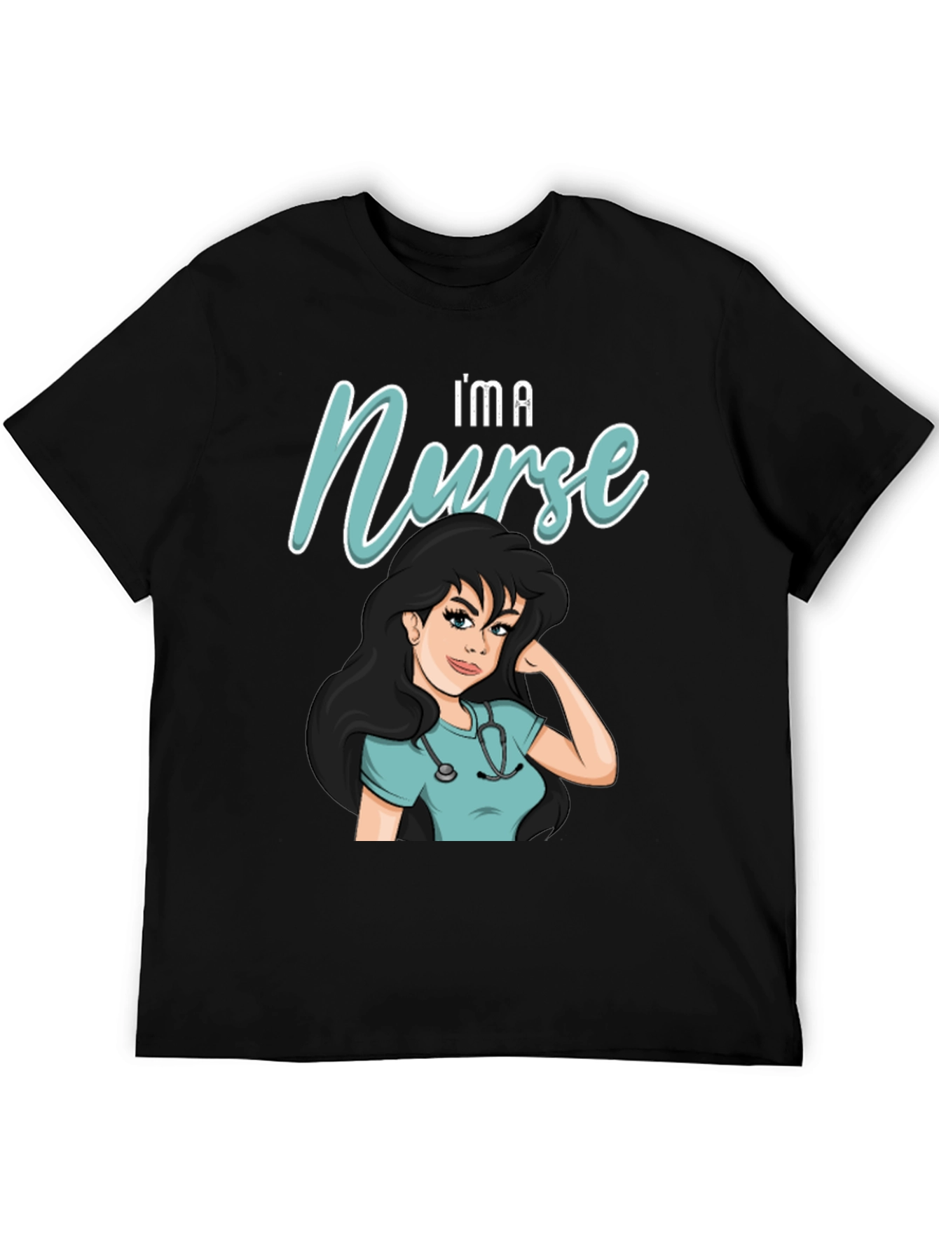 Im A Nurse Cartoon Graphic T-Shirt