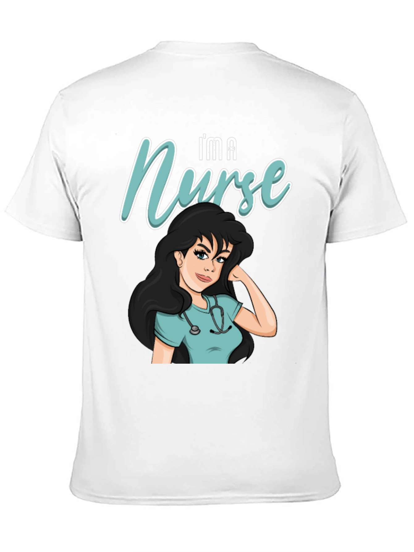 Im A Nurse Cartoon Graphic T-Shirt