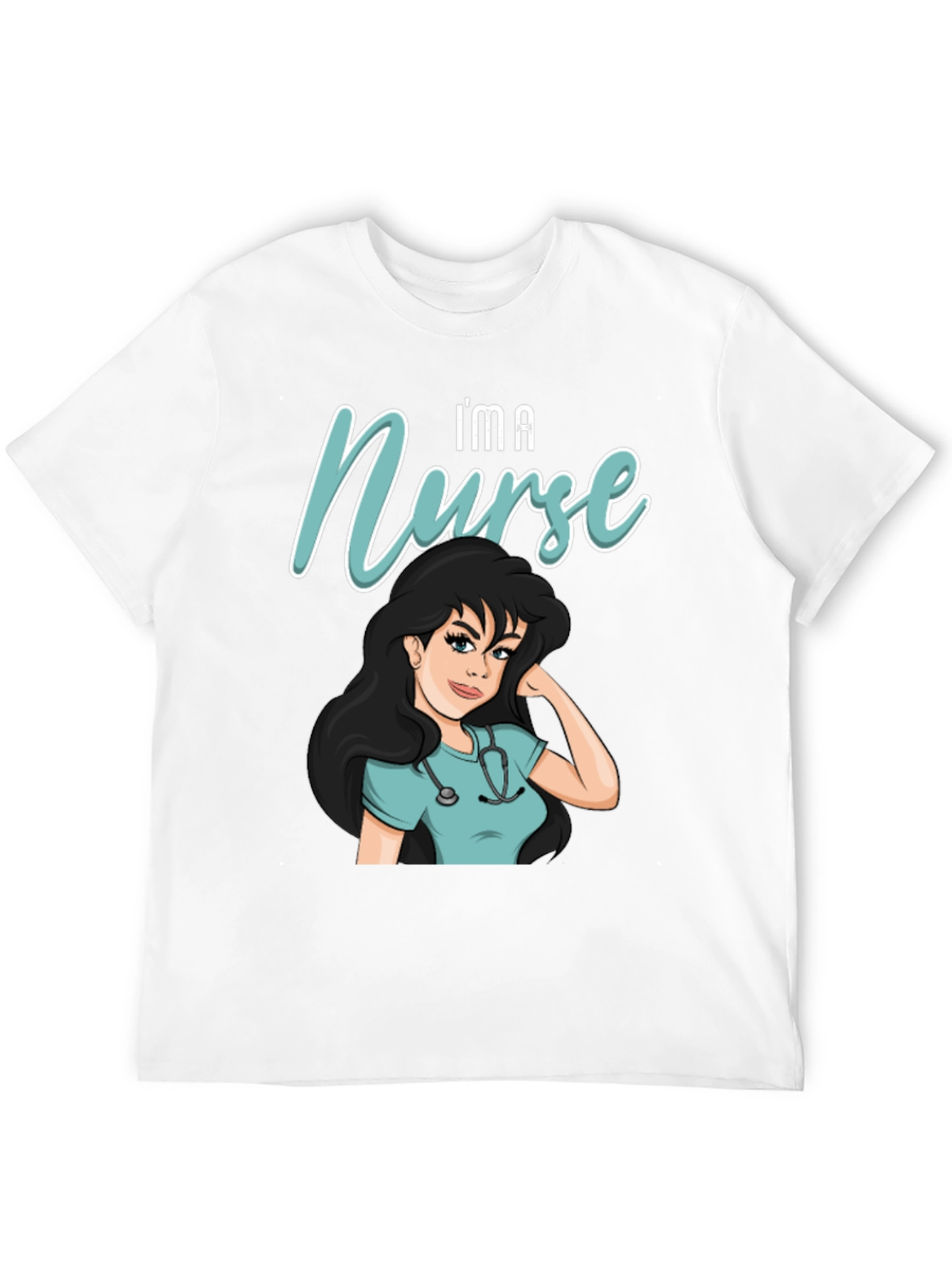 Im A Nurse Cartoon Graphic T-Shirt