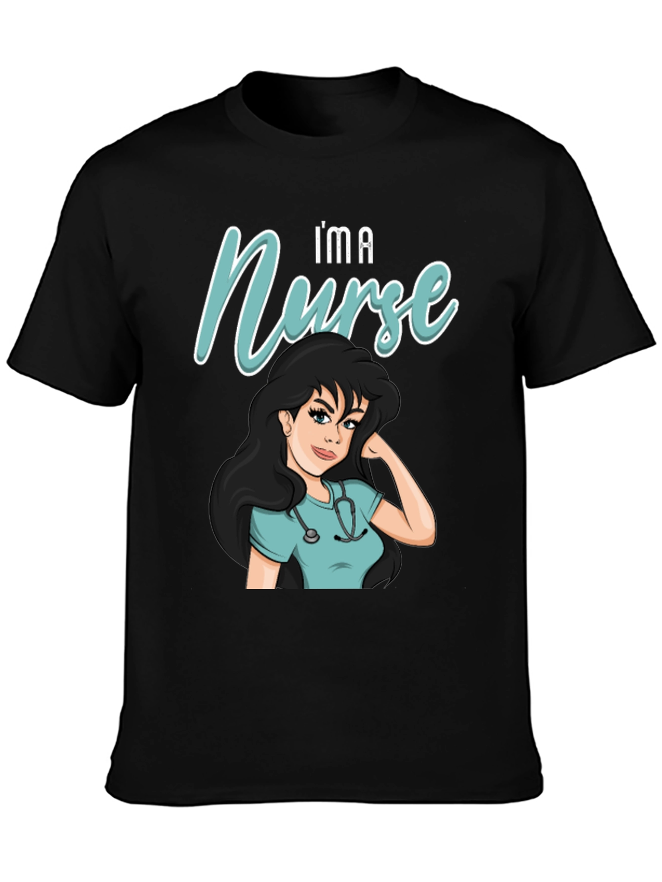 Im A Nurse Cartoon Graphic T-Shirt