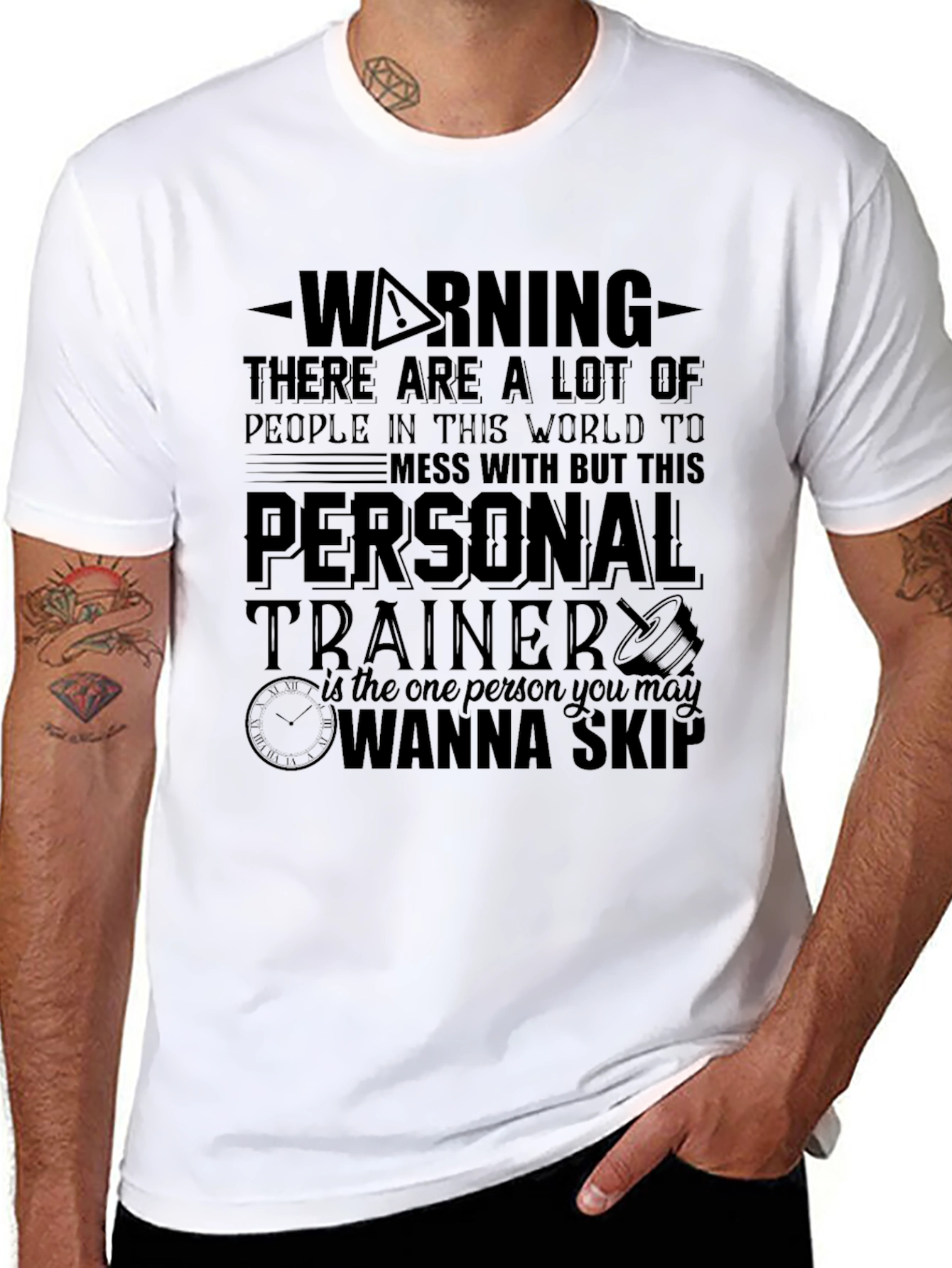 Warning Personal Trainer T-Shirt