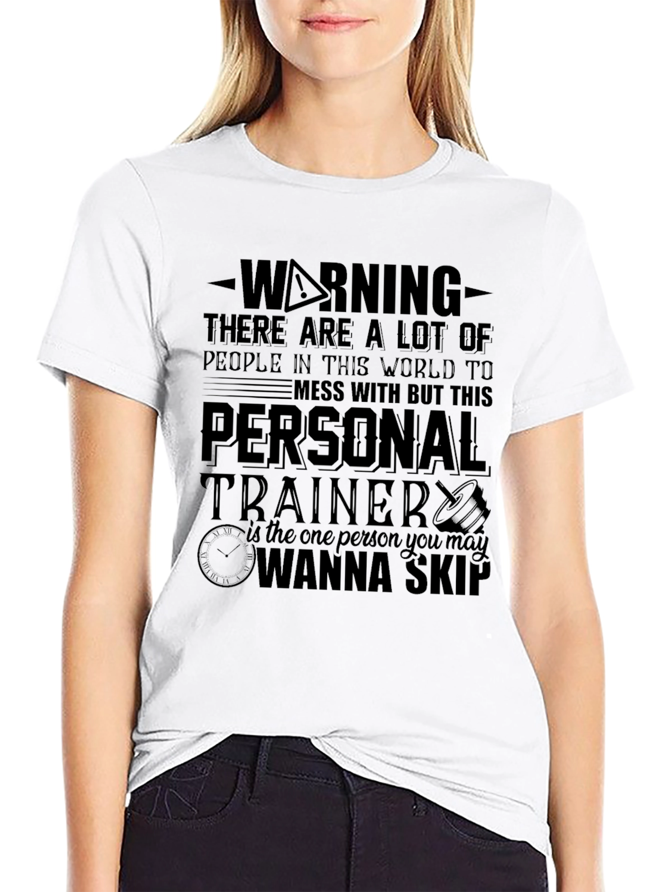 Warning Personal Trainer T-Shirt