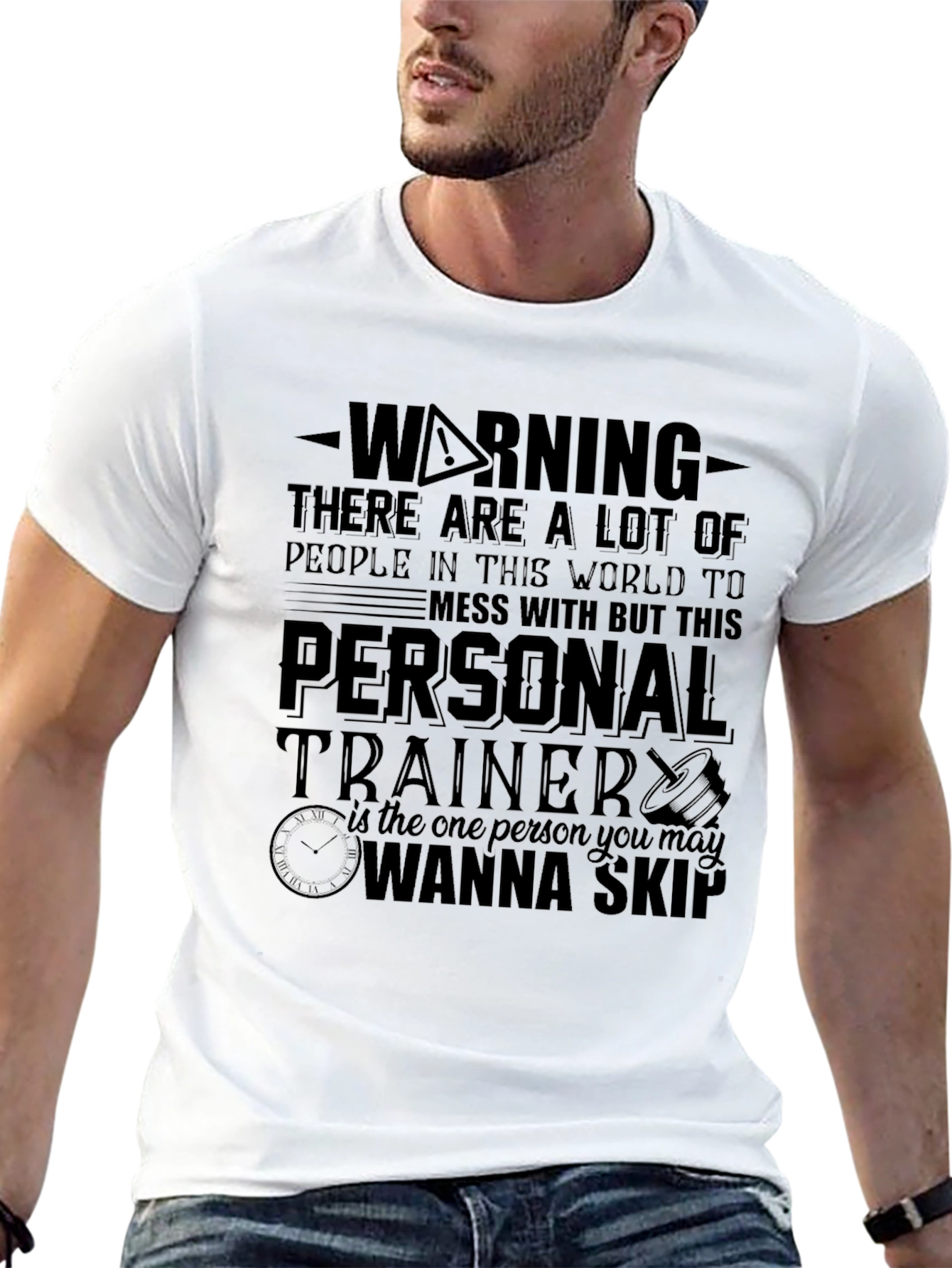 Warning Personal Trainer T-Shirt