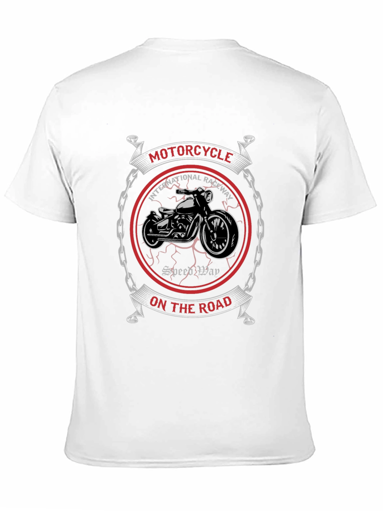 Motorcycle Graphic T-Shirt - Biker Style Tee