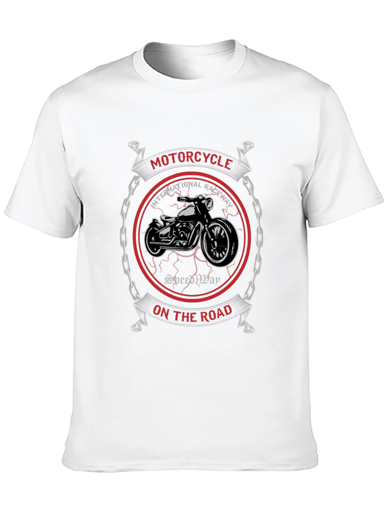 Motorcycle Graphic T-Shirt - Biker Style Tee