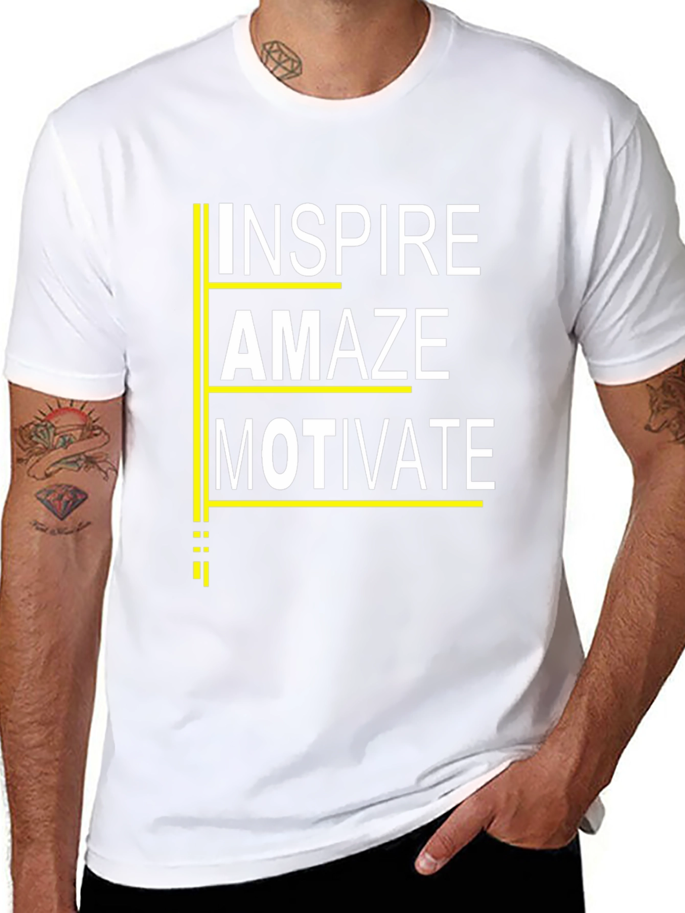 Inspire Amaze Motivate Graphic T-Shirt