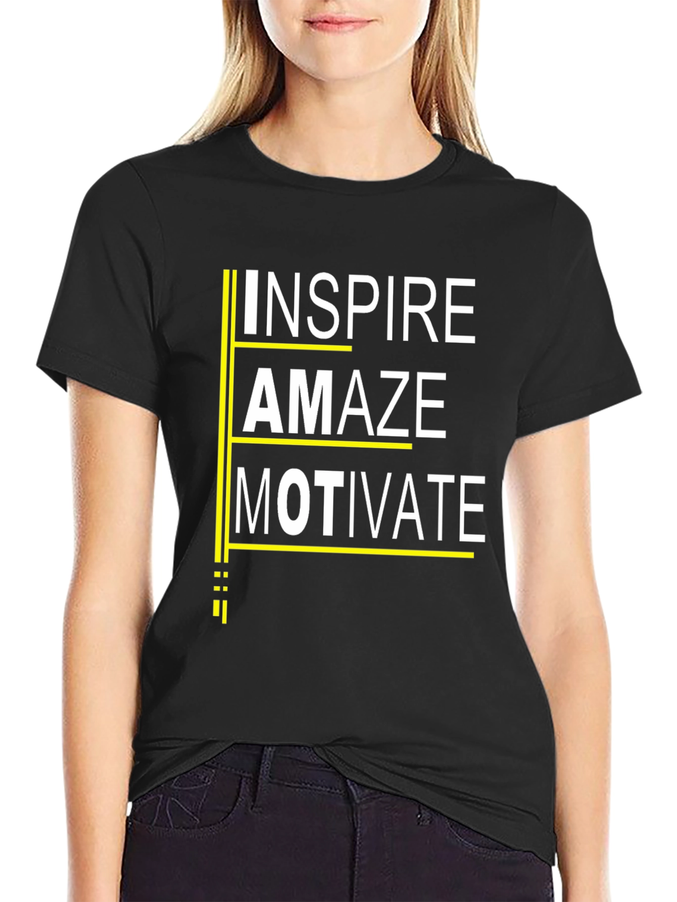 Inspire Amaze Motivate Graphic T-Shirt